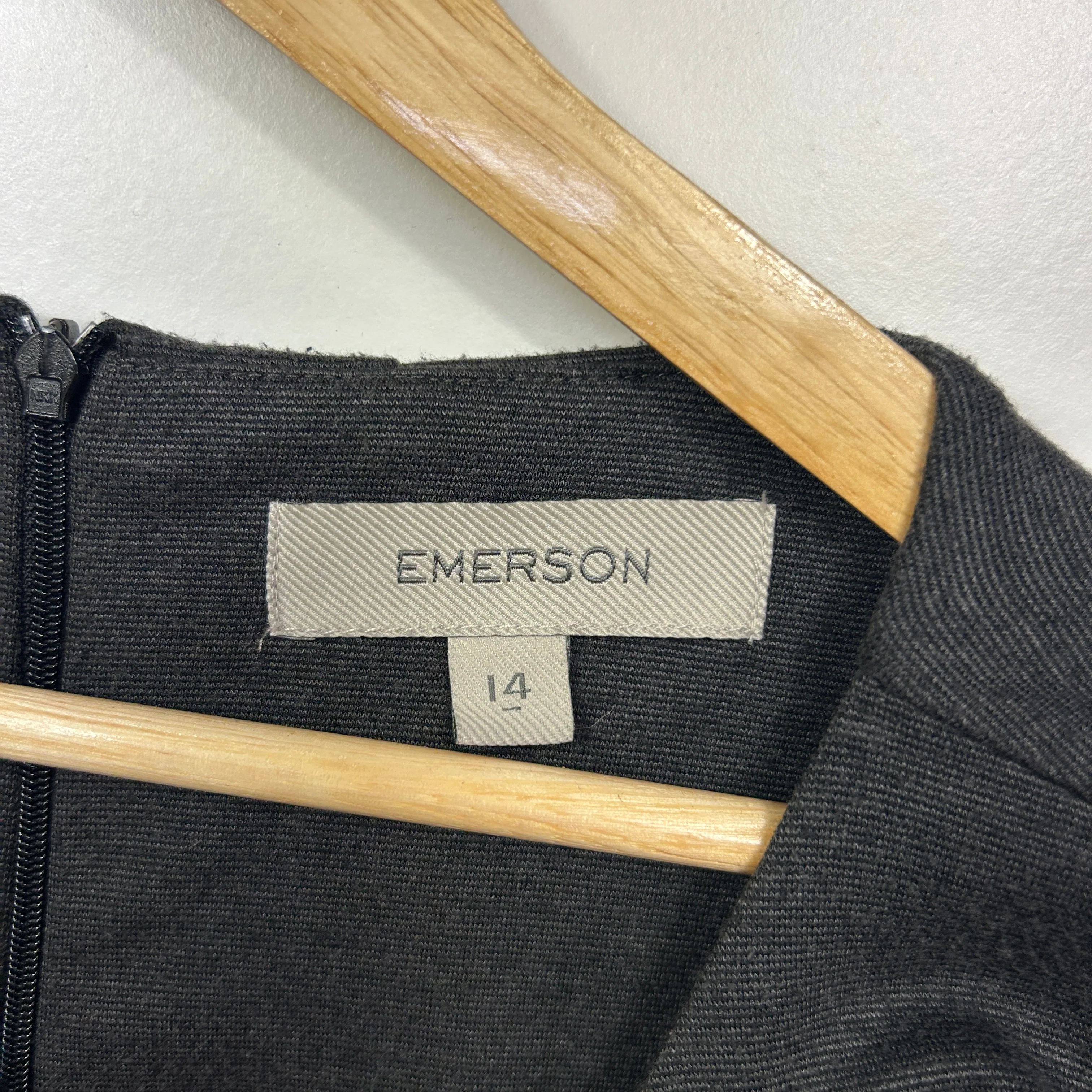 Emerson Sleeveless Black Pencil Dress  - Size 14 - Image 3
