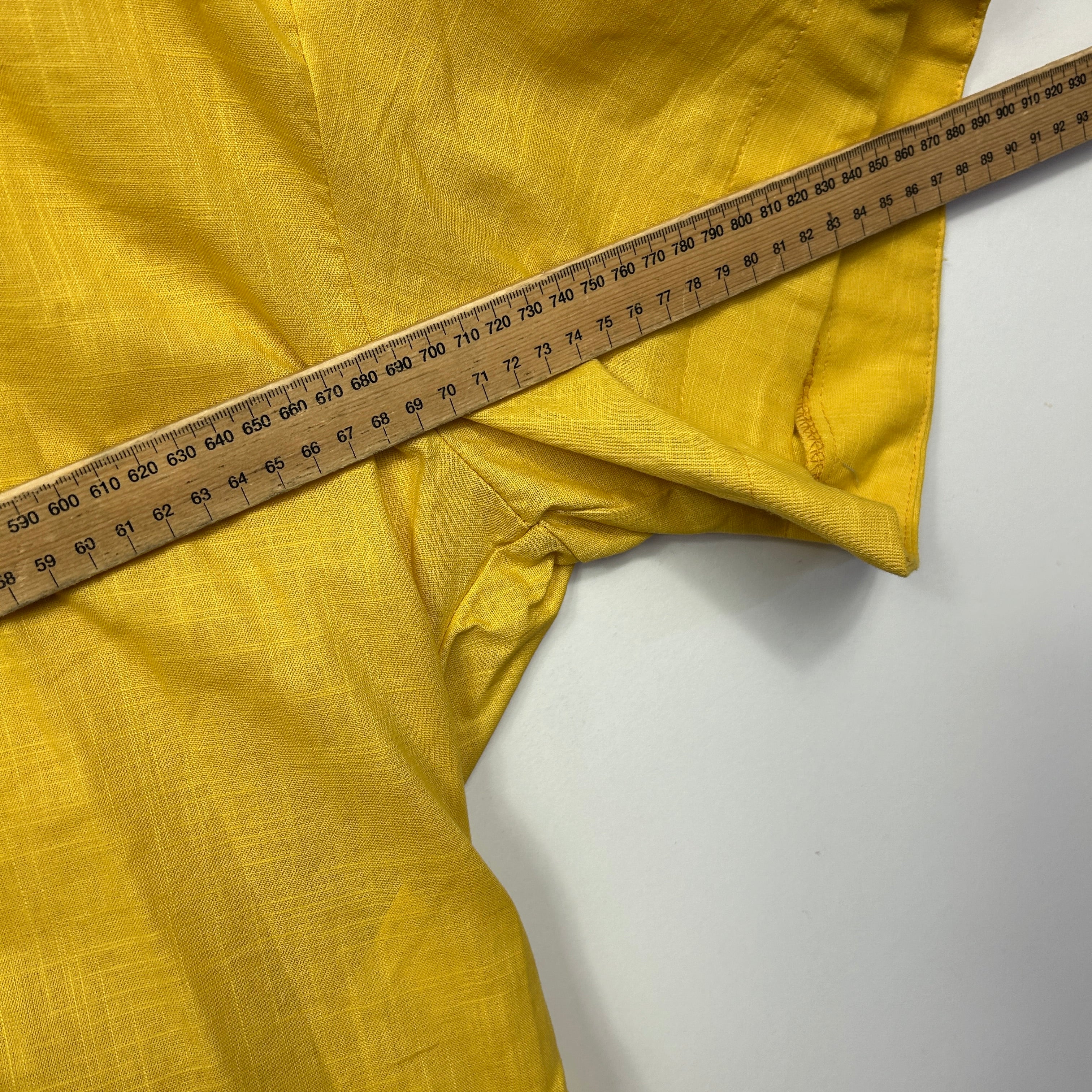 Emery Rose Yellow Cotton Top - Size 3XL - Image 5