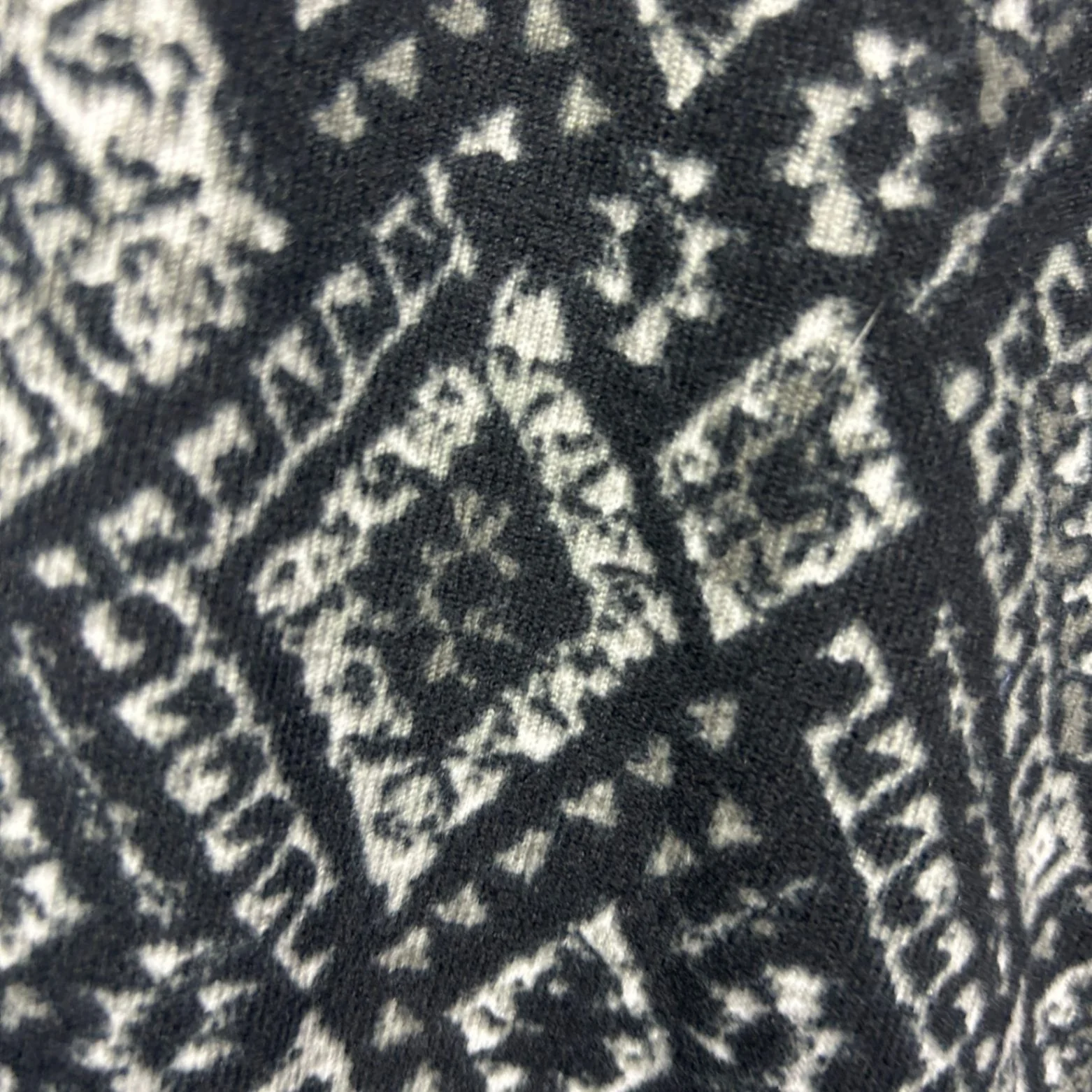 Evans City Chic Black White Long Sleeve Layered Knit Top Size 20 - Image 3