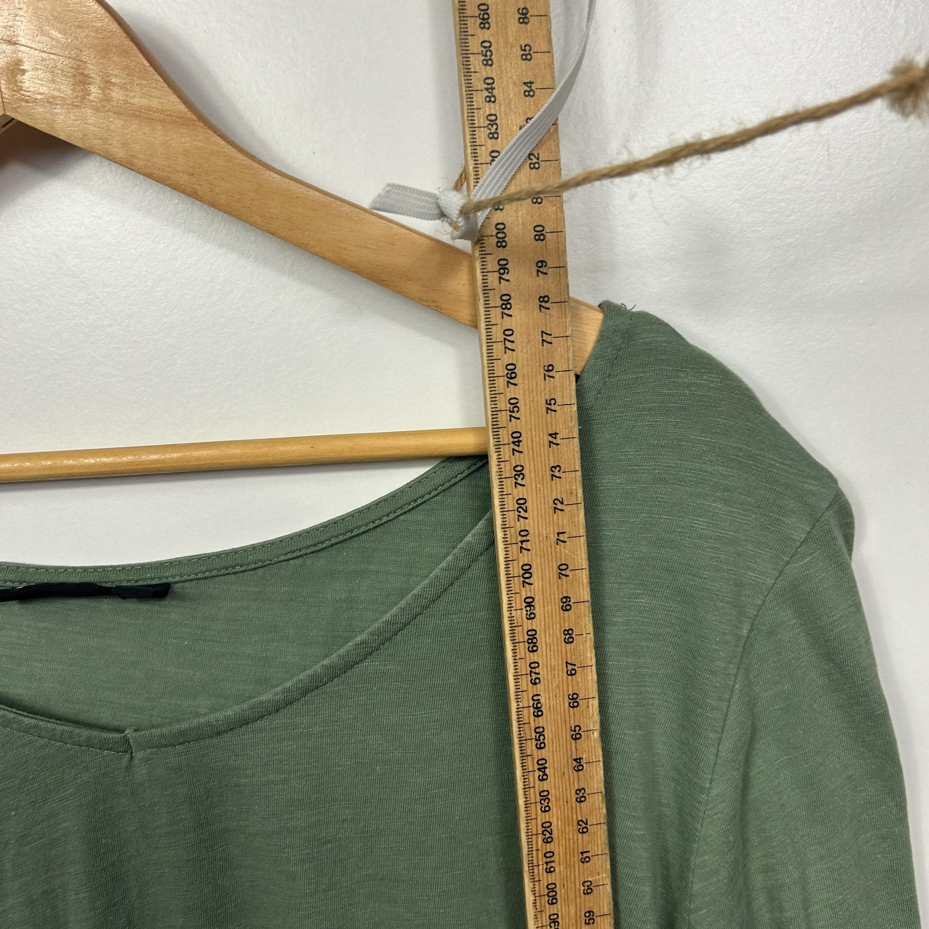 Evans Green Cotton Top - Size 16 - Image 5
