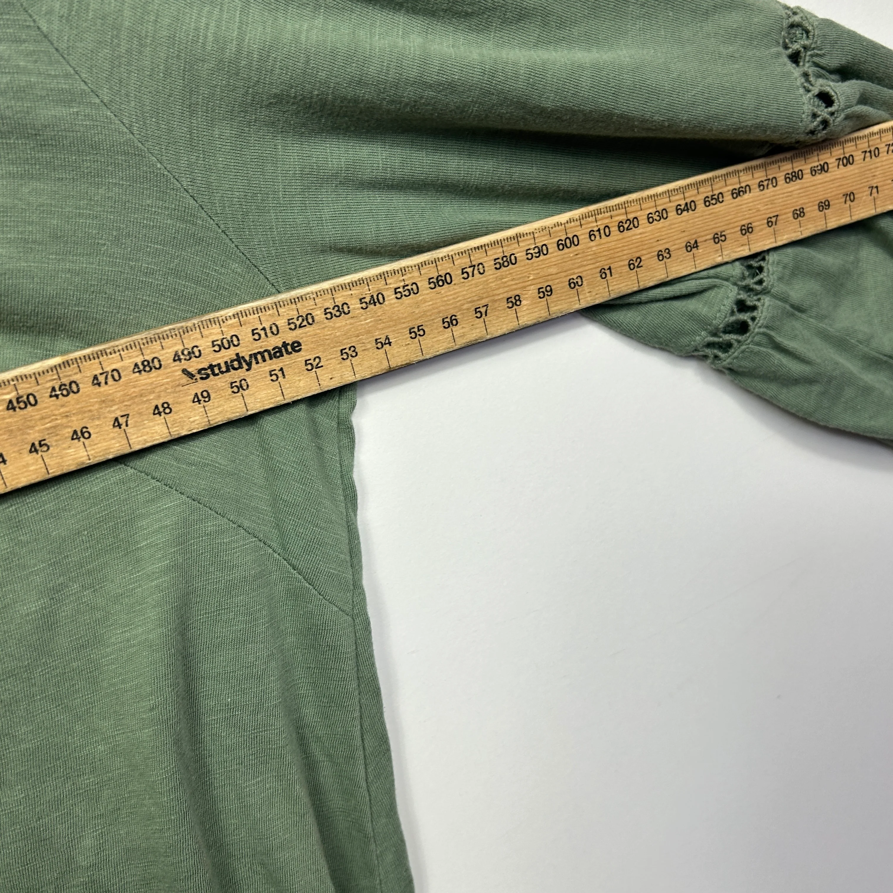 Evans Green Cotton Top - Size 16 - Image 6