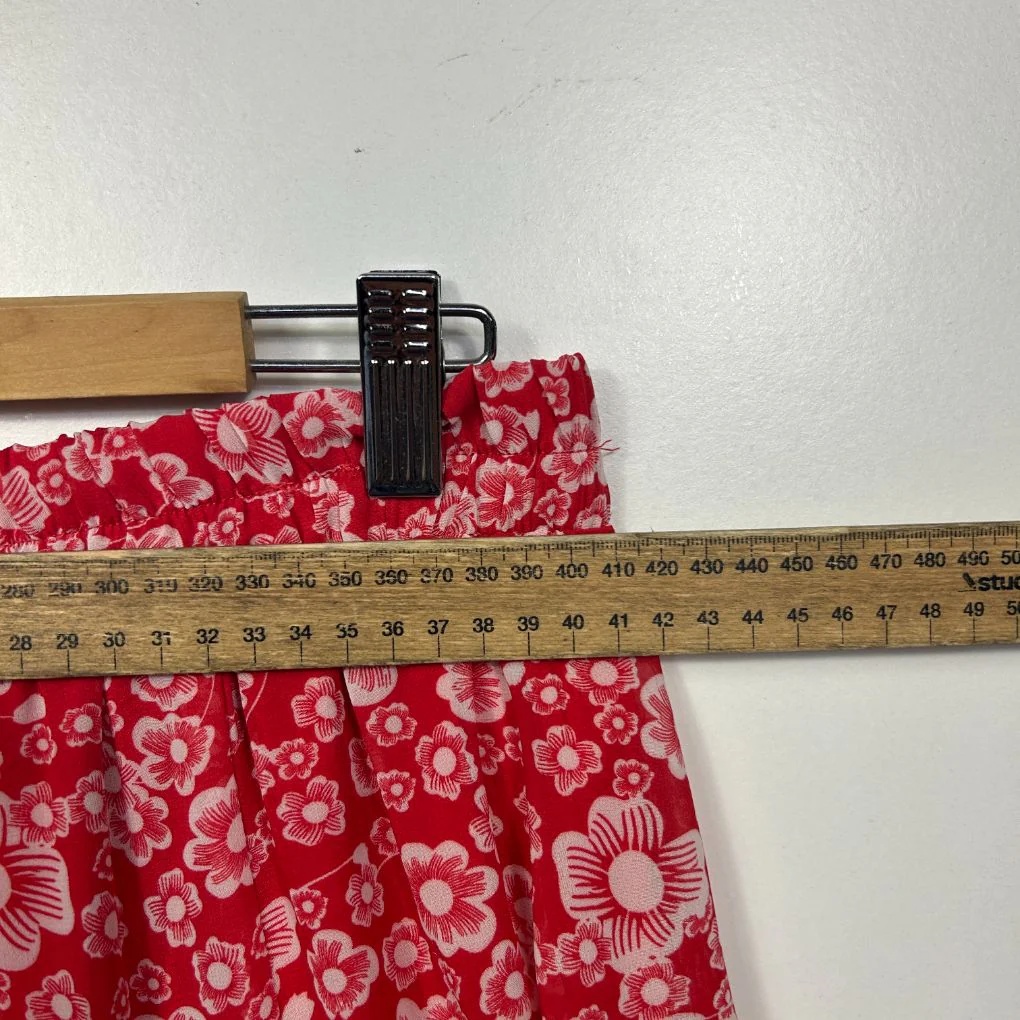 Fate + Becker Red Maxi Skirt - Size 14 - Image 6