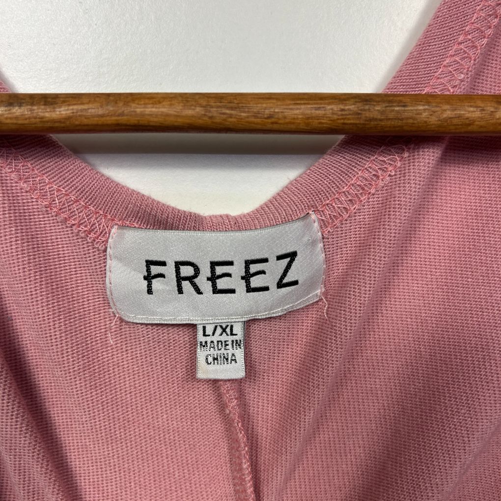 Freez Pink Cotton Shrug Cardigan - Size L/XL - Image 2