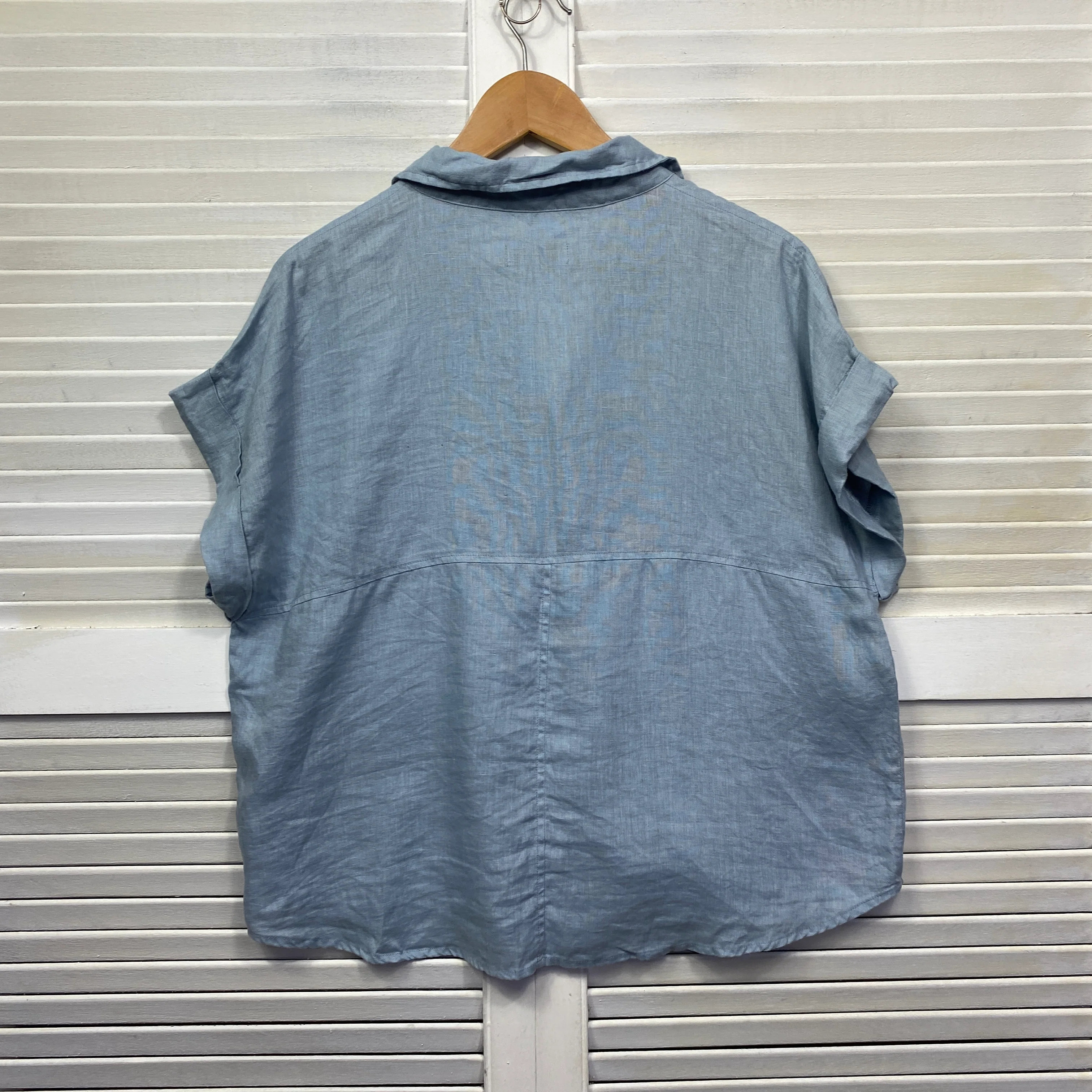 Gingerlilly Linen Top Size Large 14 PJ Sleepwear Loungewear - Image 8