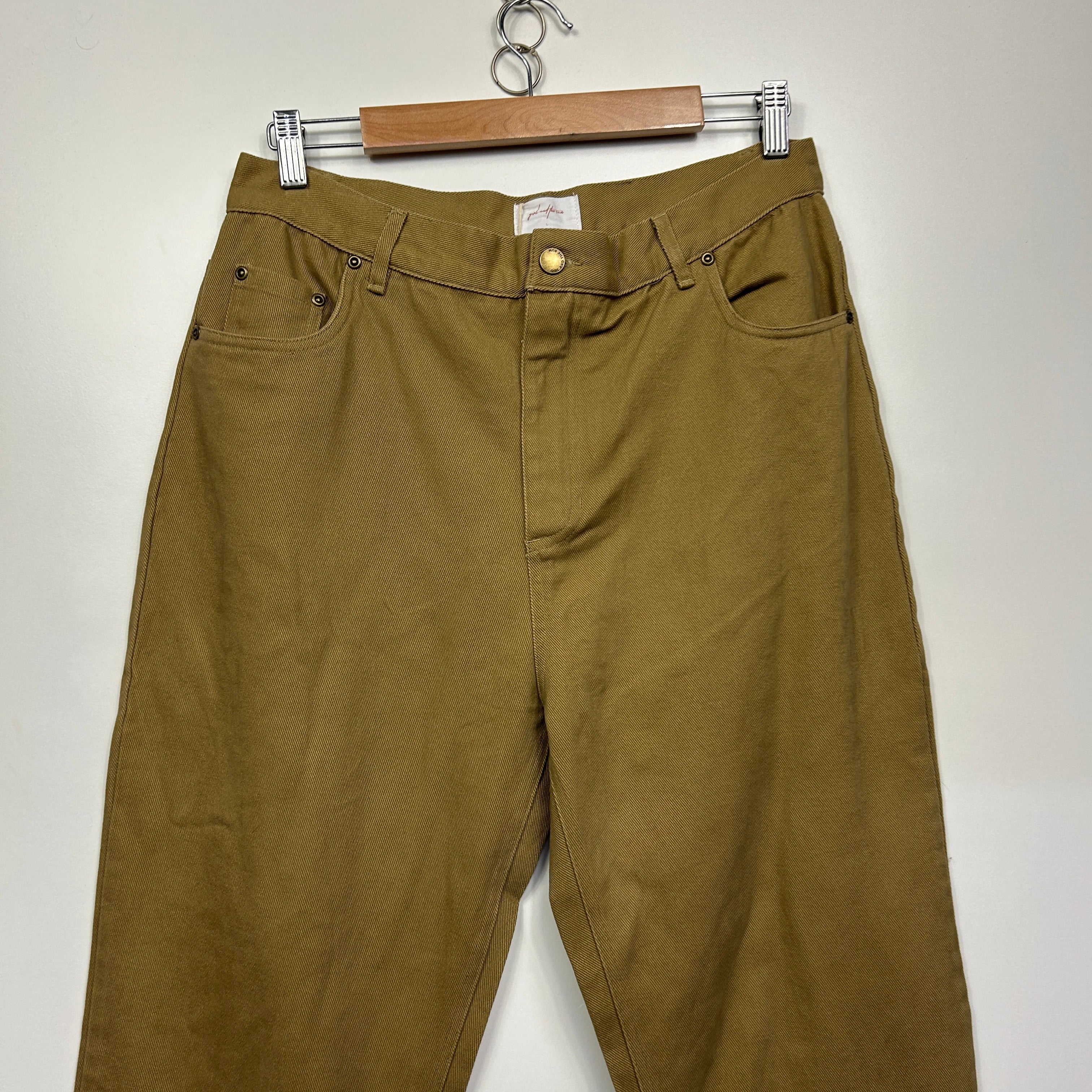 Girl and The Sun Callie Tan Jeans - Size L - Image 2