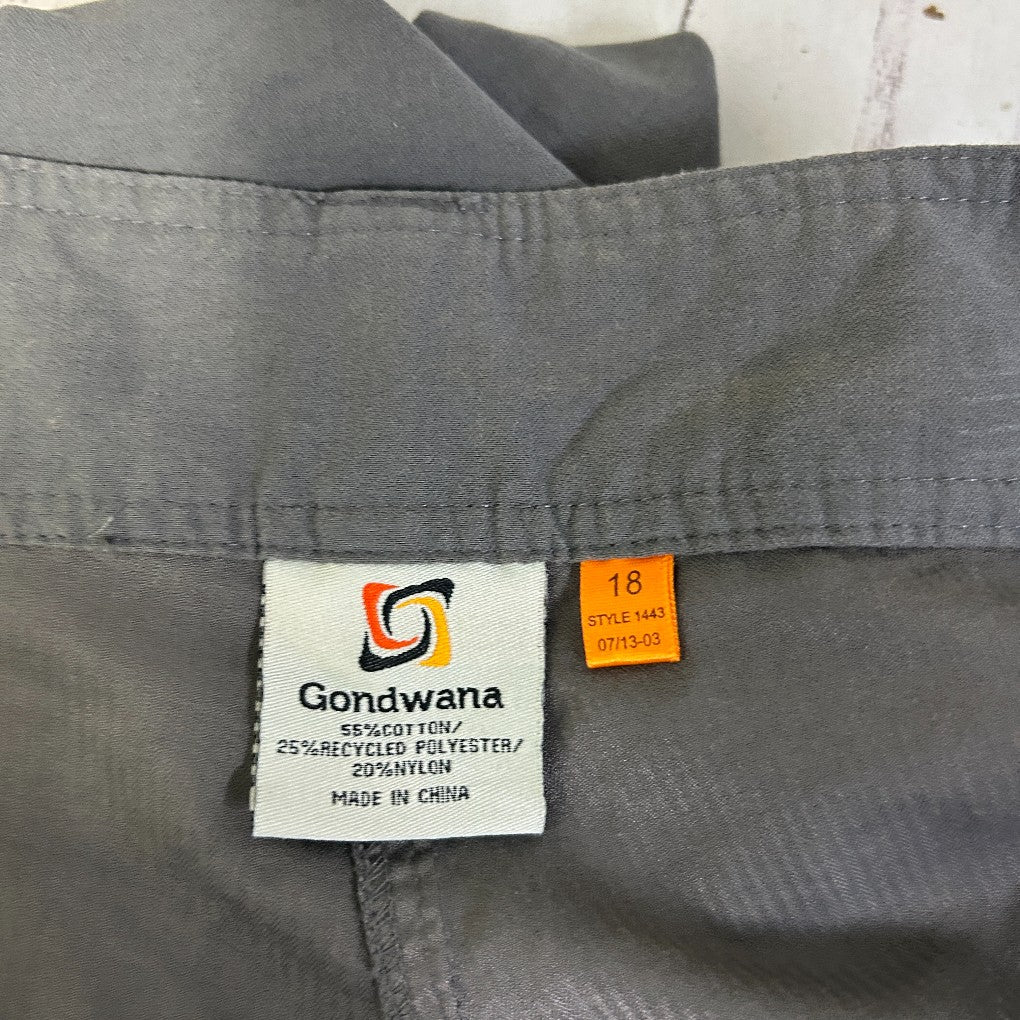Gondwana Charcoal Cargo Shorts - Size 18 - Image 2