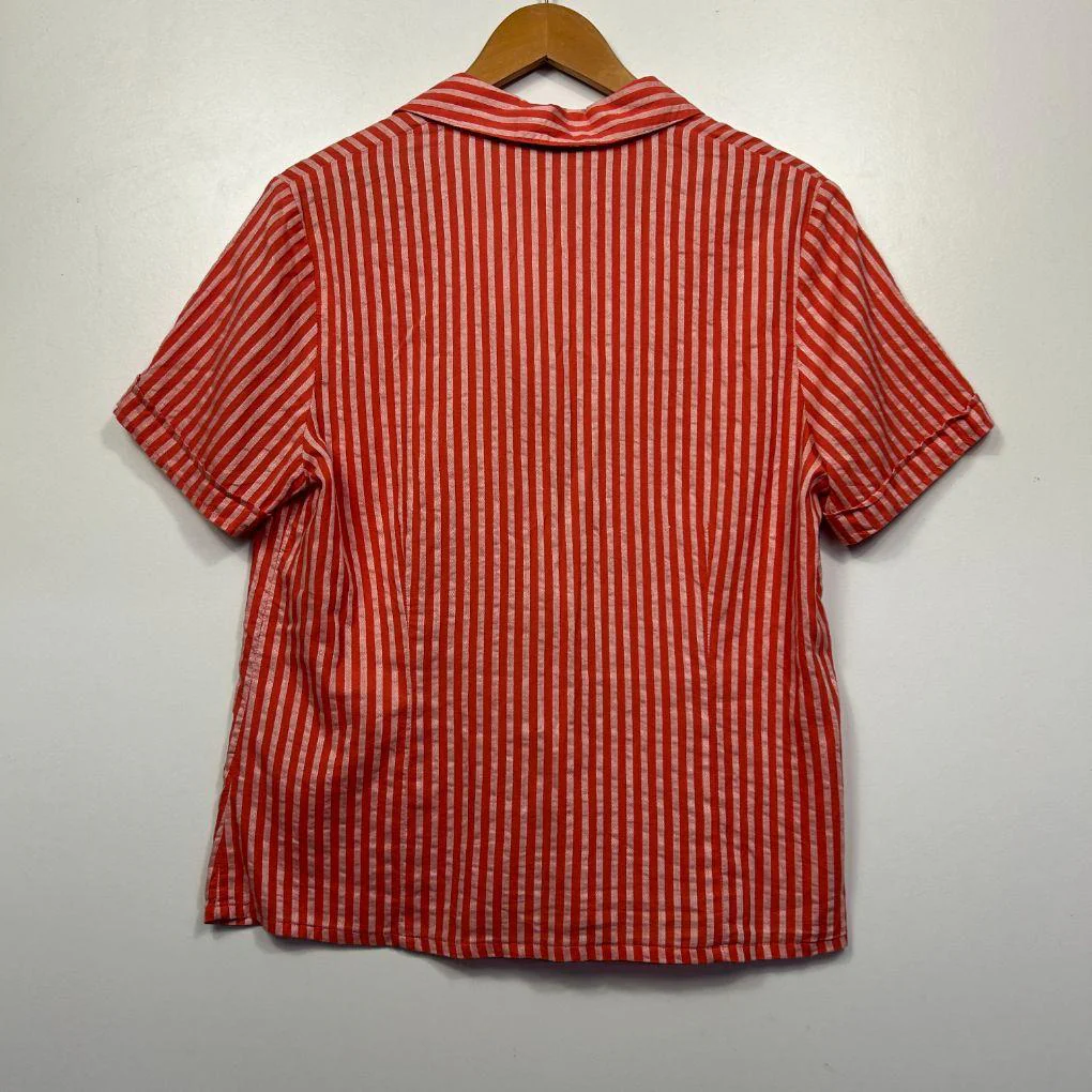Gordon Smith Coral Cotton Shirt - Size 14 - Image 5