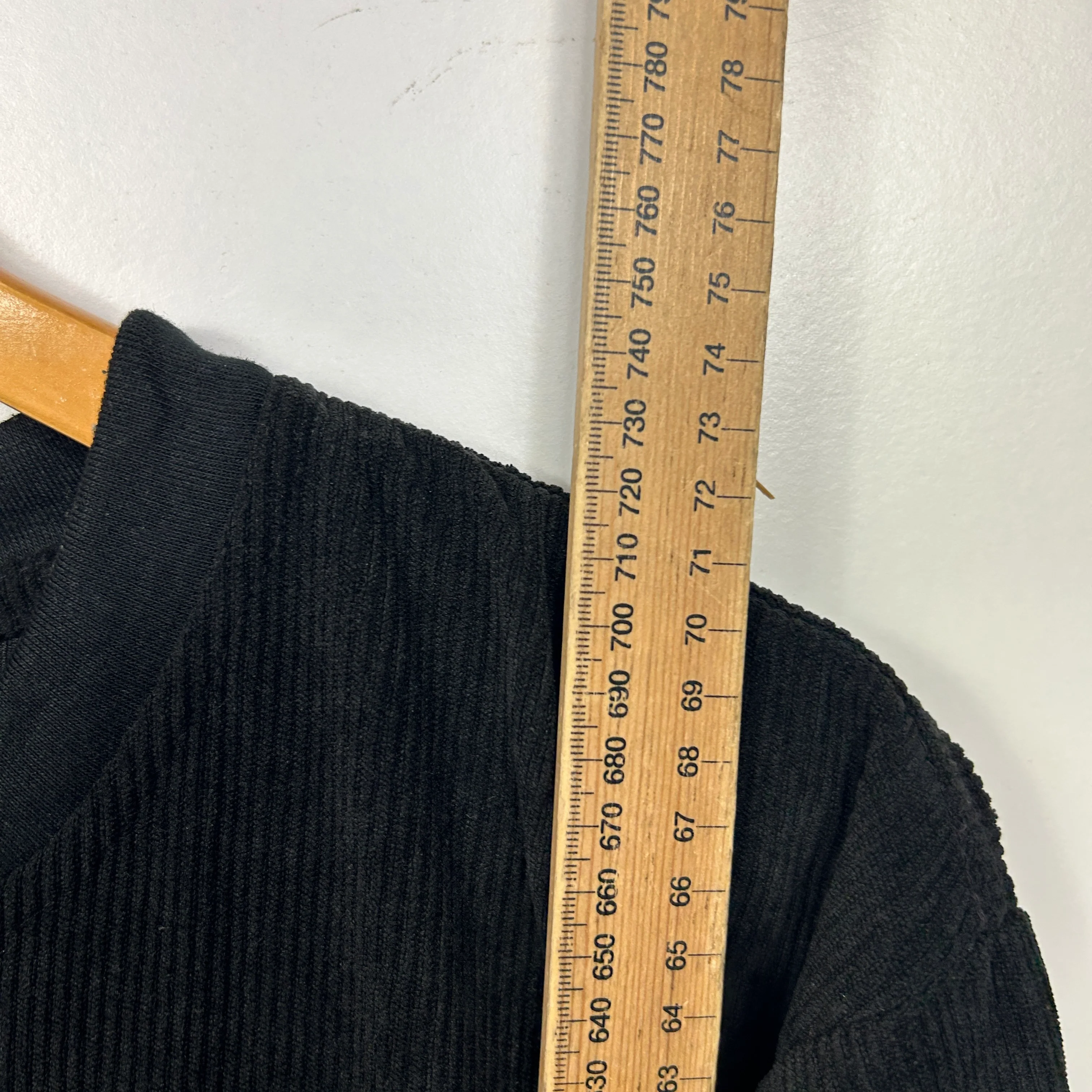 Got Style Black Ribbed Textured Top - Size L - Image 6