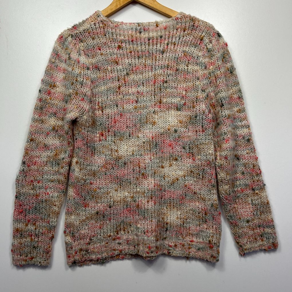 Grace Bros Multicoloured Wool Blend Knit Jumper - Size 16 - Image 3