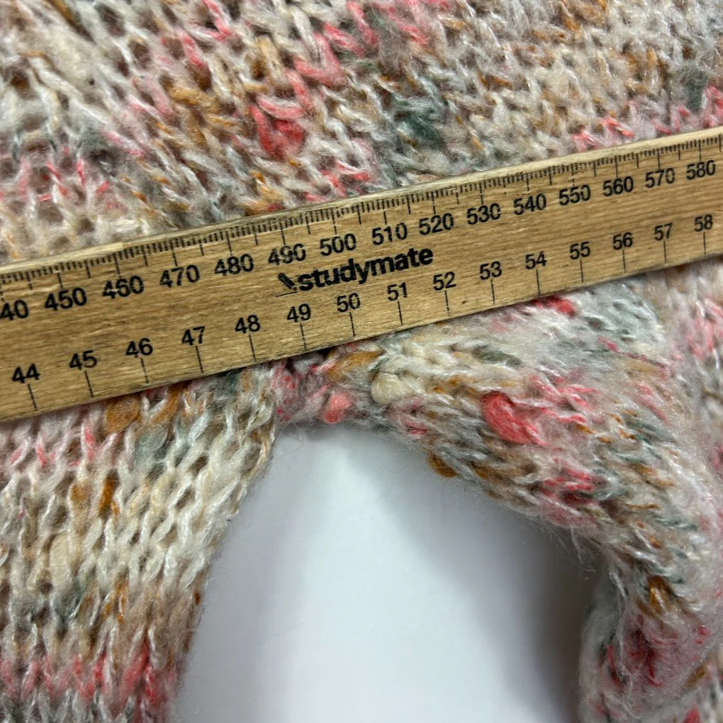 Grace Bros Multicoloured Wool Blend Knit Jumper - Size 16 - Image 5