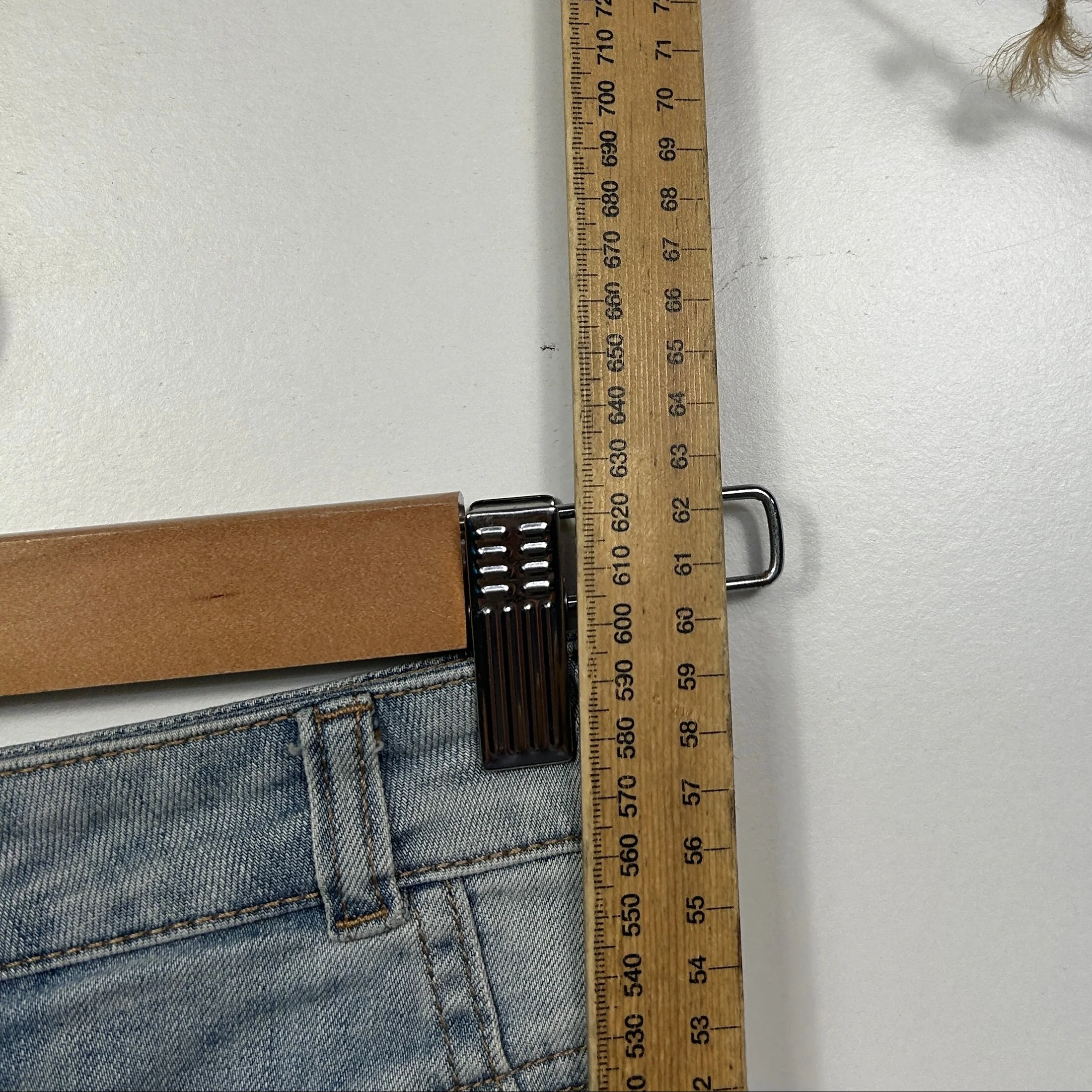 Forever New Grey Denim Skirt - Size 14 - Image 5