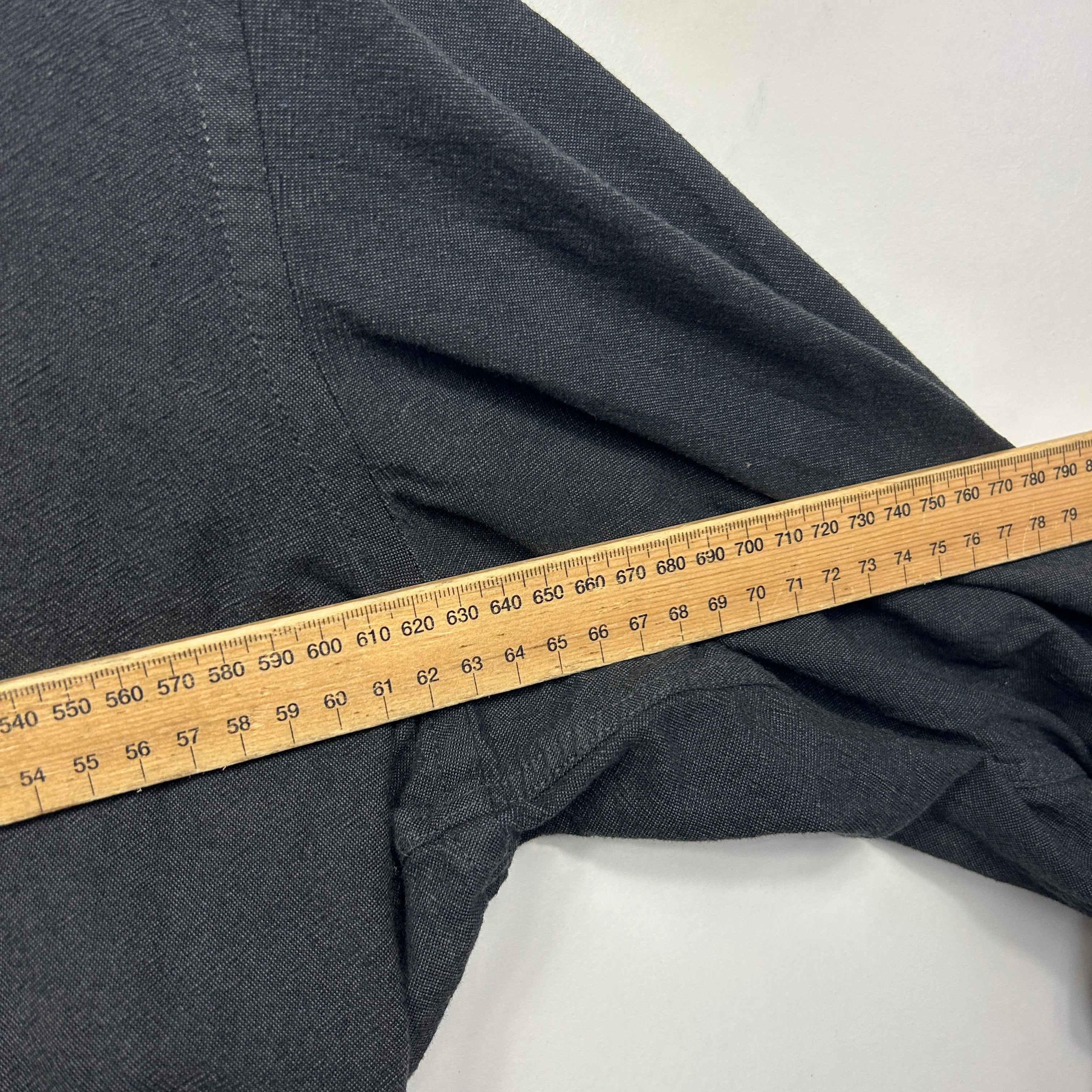 H&M Black Mens Cotton Long Sleeve Shirt - Size 2XL - Image 5
