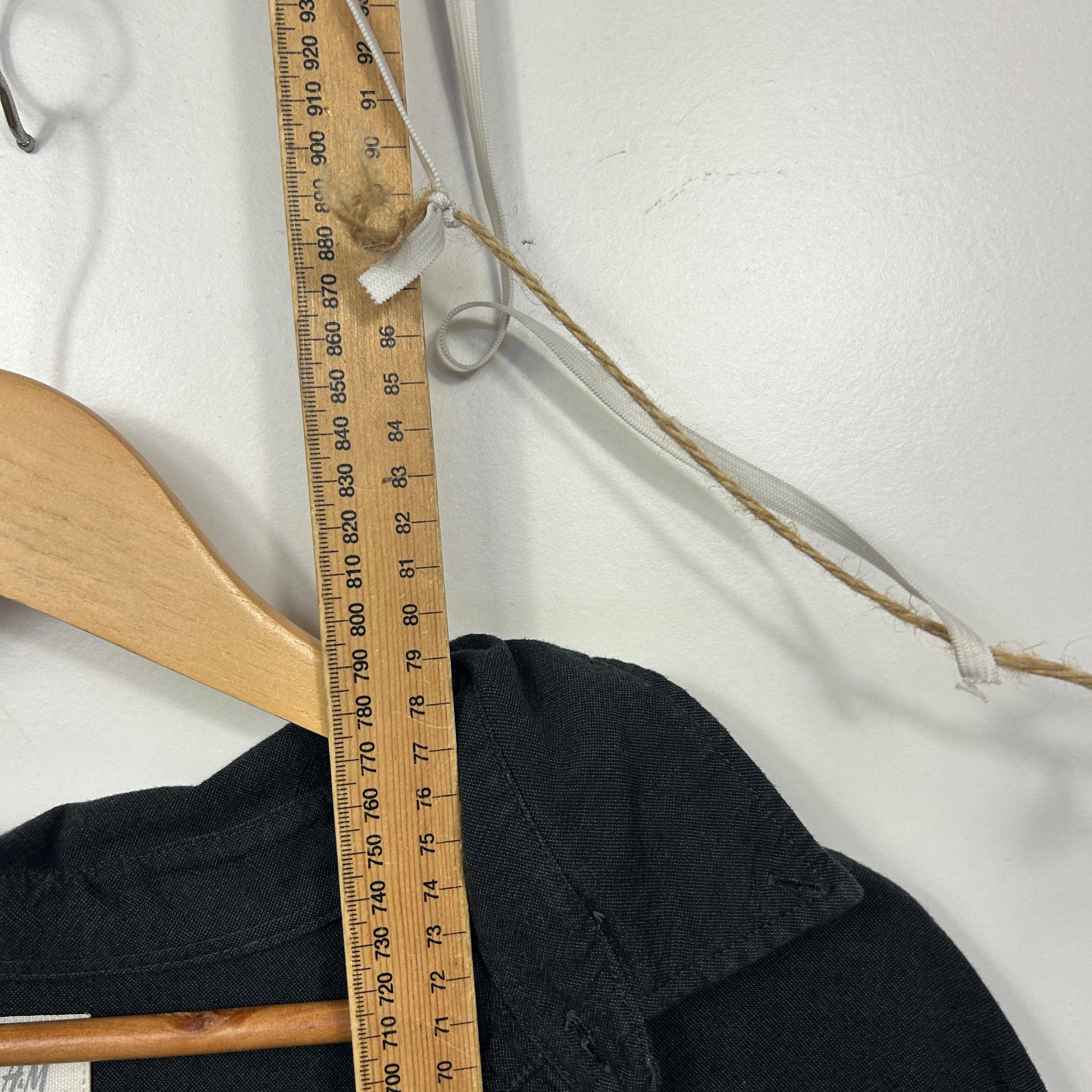 H&M Black Mens Cotton Long Sleeve Shirt - Size 2XL - Image 6