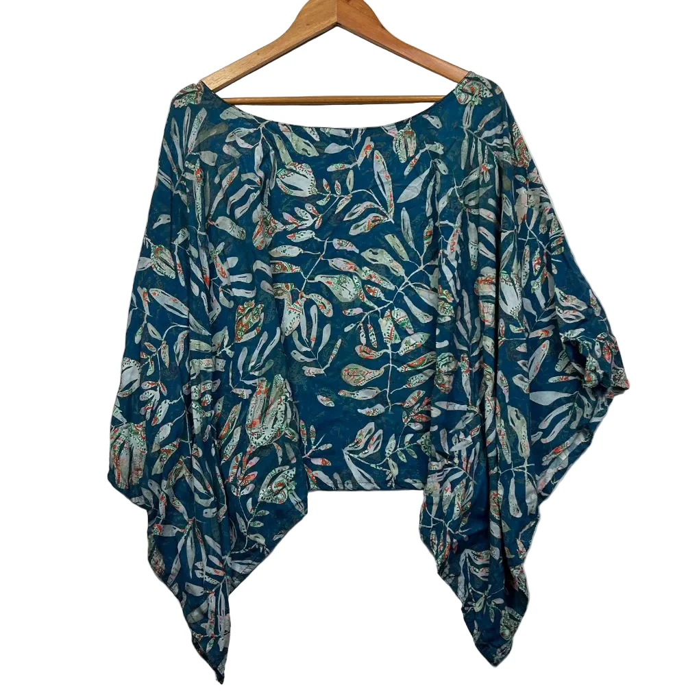 Handmade Teal Blue Top - Size 14/16 - Image 2
