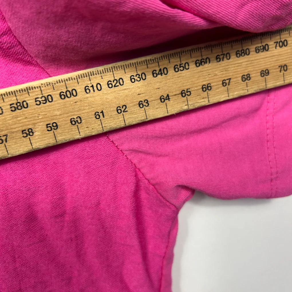 Pink Sequin Star V-Neck Short Sleeve Top - Size 14/16 - Image 5