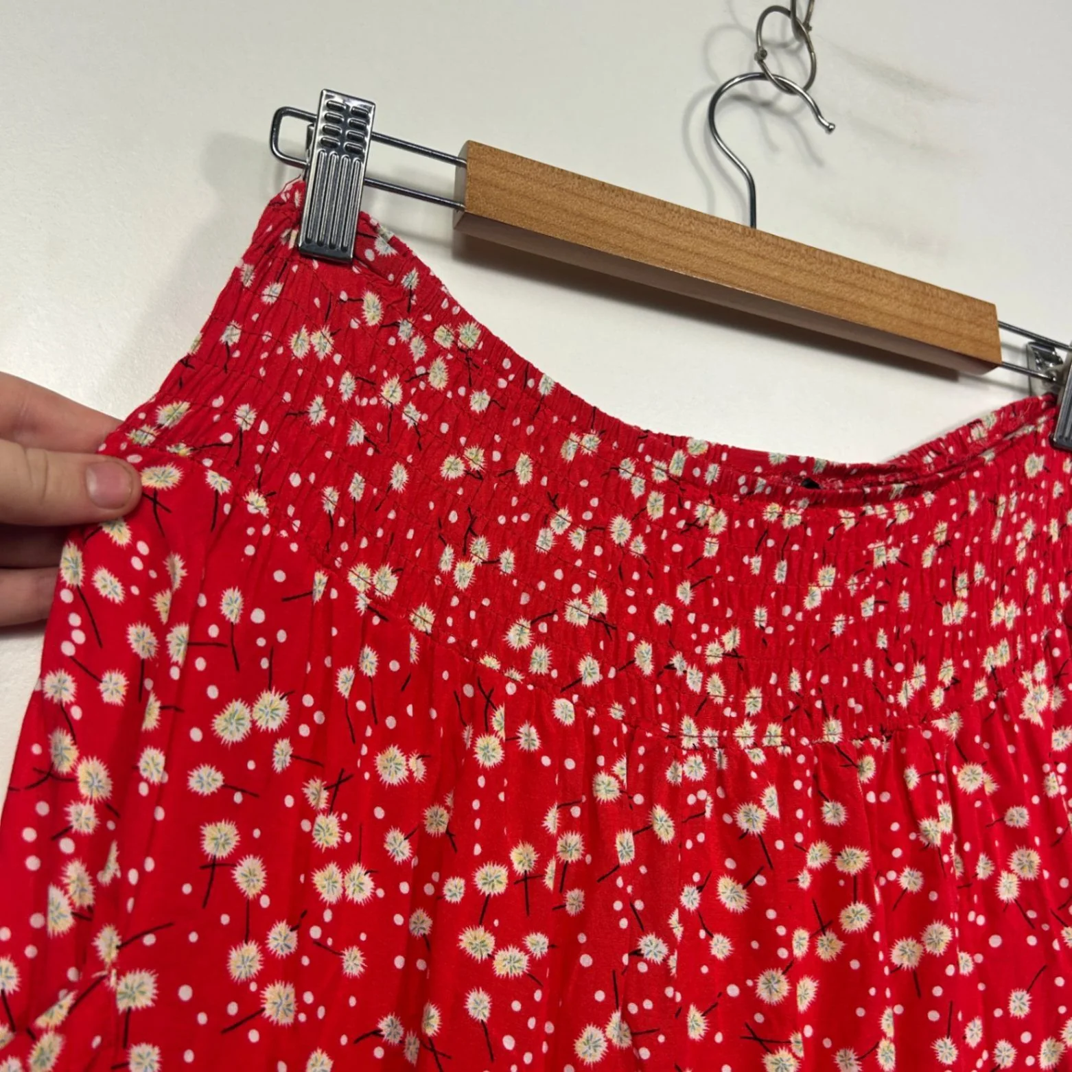 Izabel London Red Floral Print Jogger Harem Pants Size 14 - Image 7