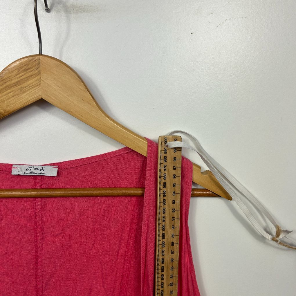 Linen Pink Open Front Top  - One Size - Image 7