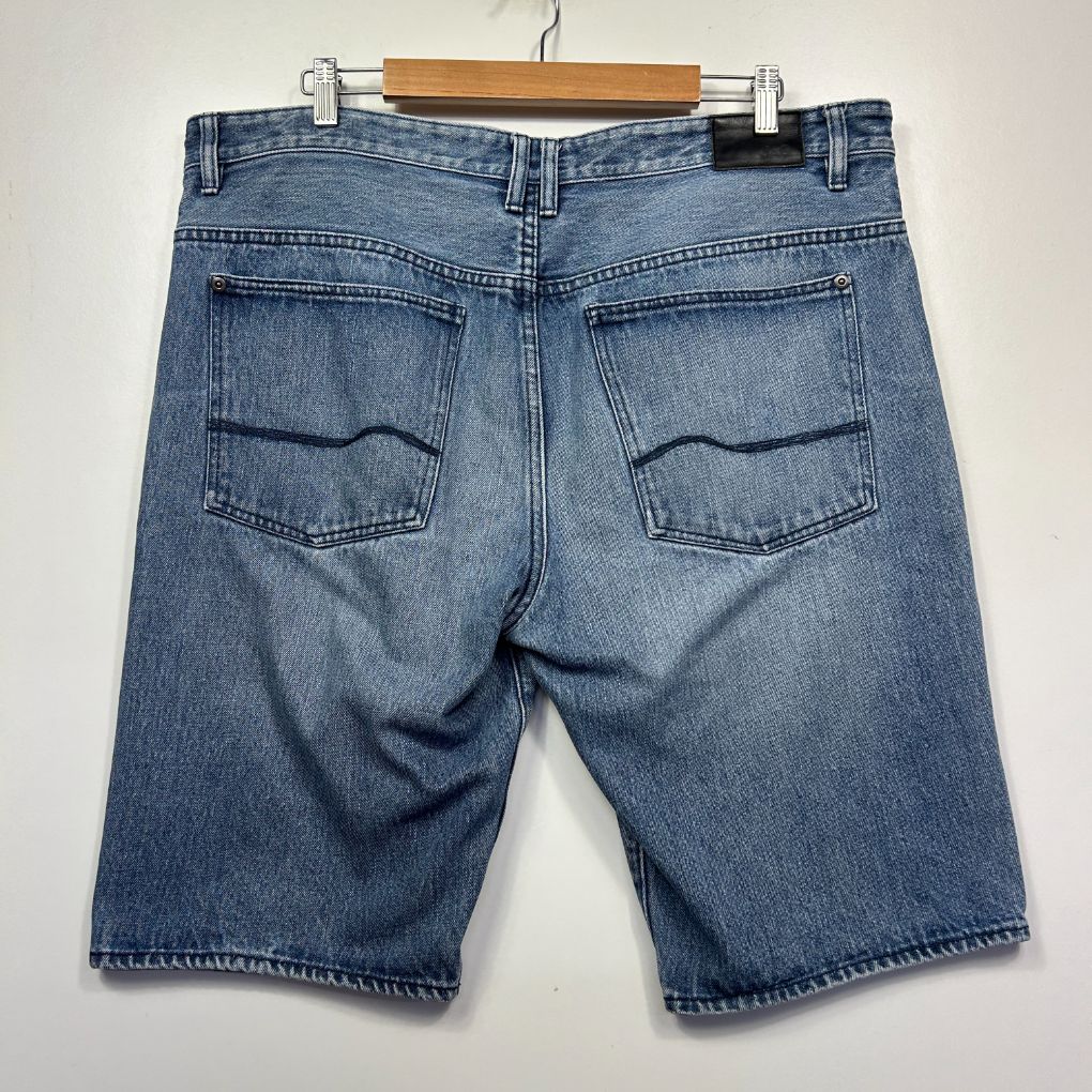 Jag Mens Blue Denim Cotton Shorts - Size 40/2XL - Image 3