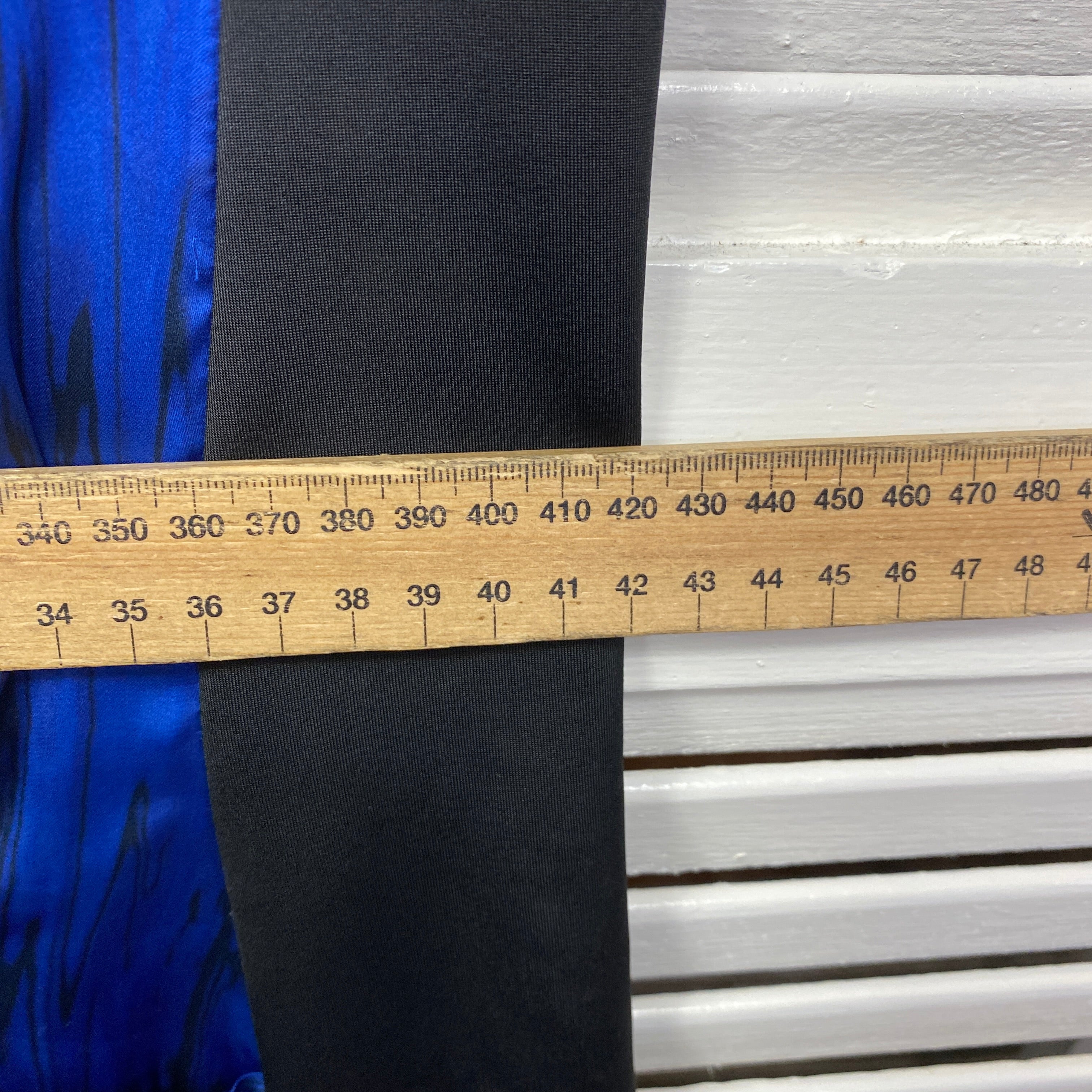 Jason Brunsdon Black Label Dress Size 16 Sleeveless Black Blue Cocktail - Image 8