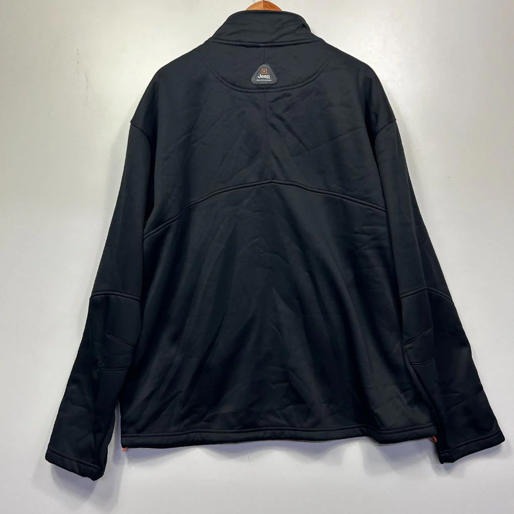 Jeep Black Fleece Jacket - Mens 3XL - Image 2