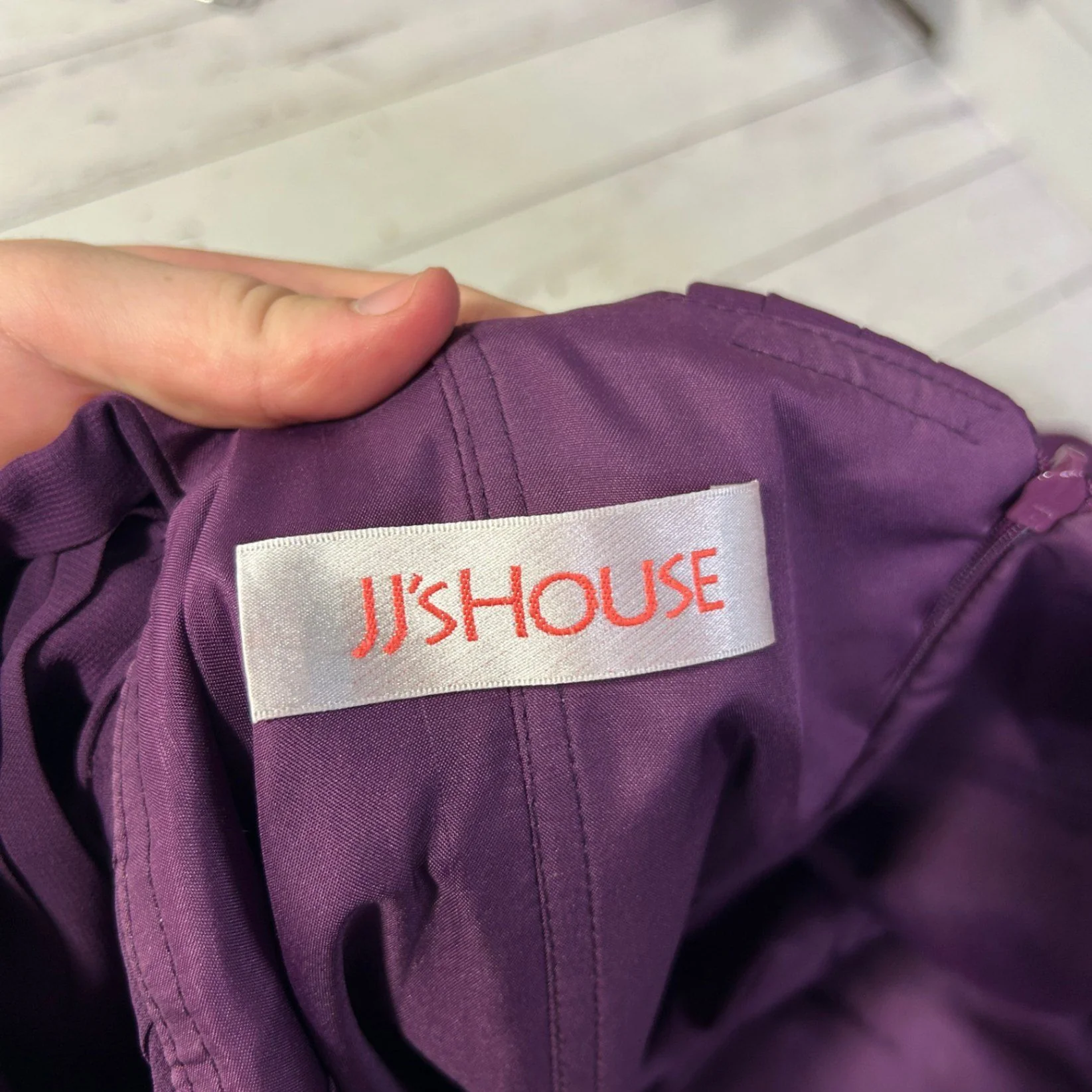Jjs House Womens Purple Sleeveless Evening Formal Dress Size 16 - Image 3