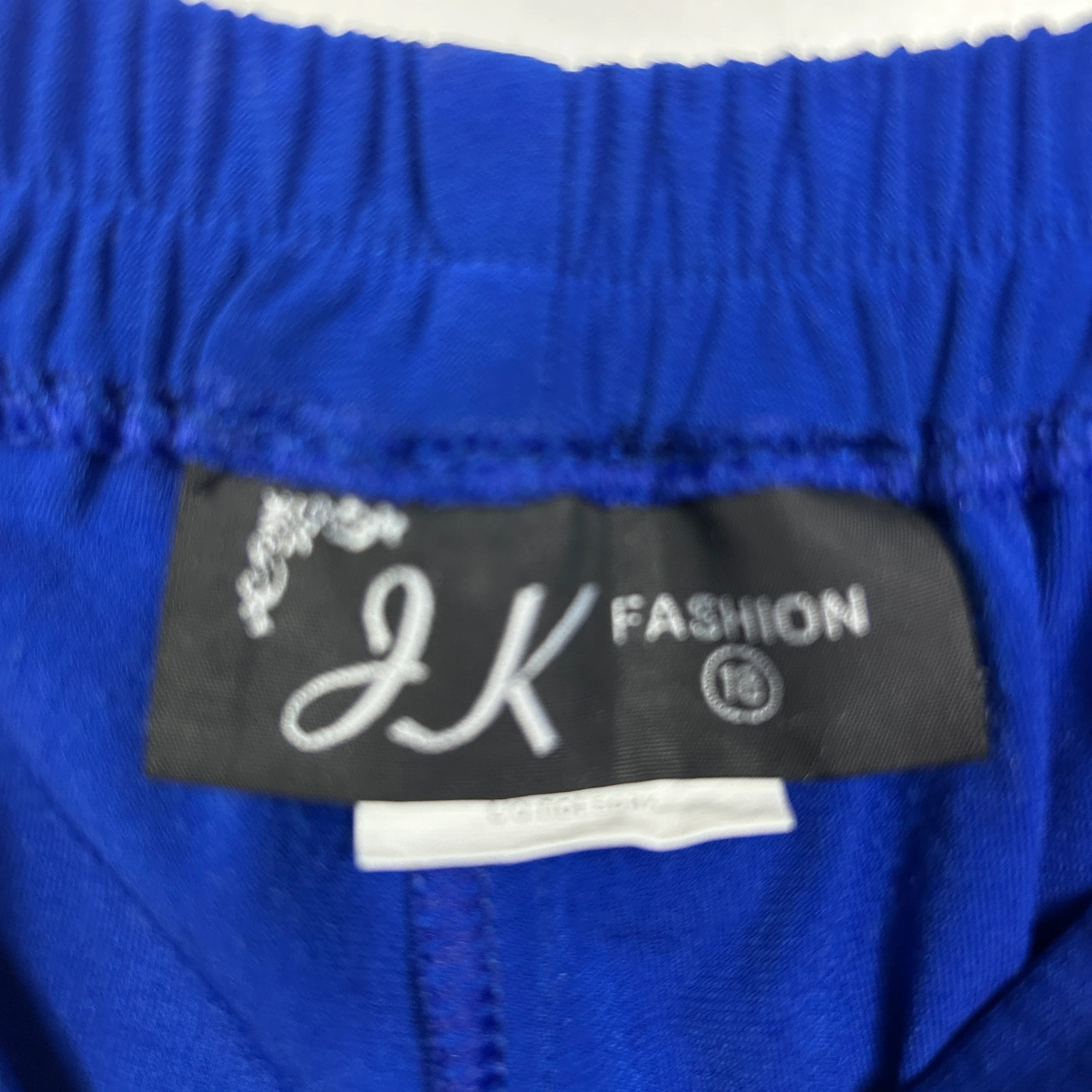 JK Fashion Royal Blue Wide Leg Pants - Size L - Image 3