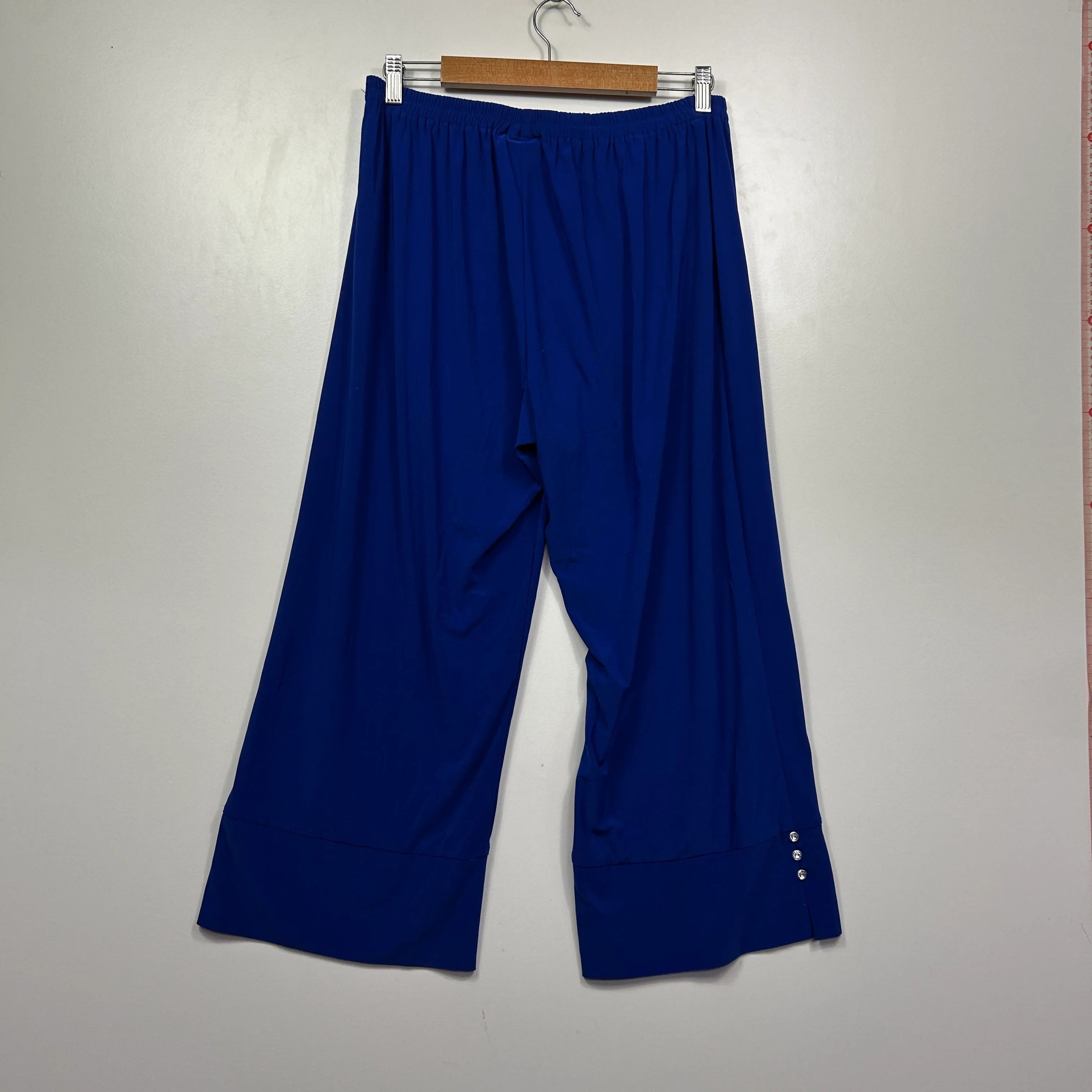 JK Fashion Royal Blue Wide Leg Pants - Size L - Image 5