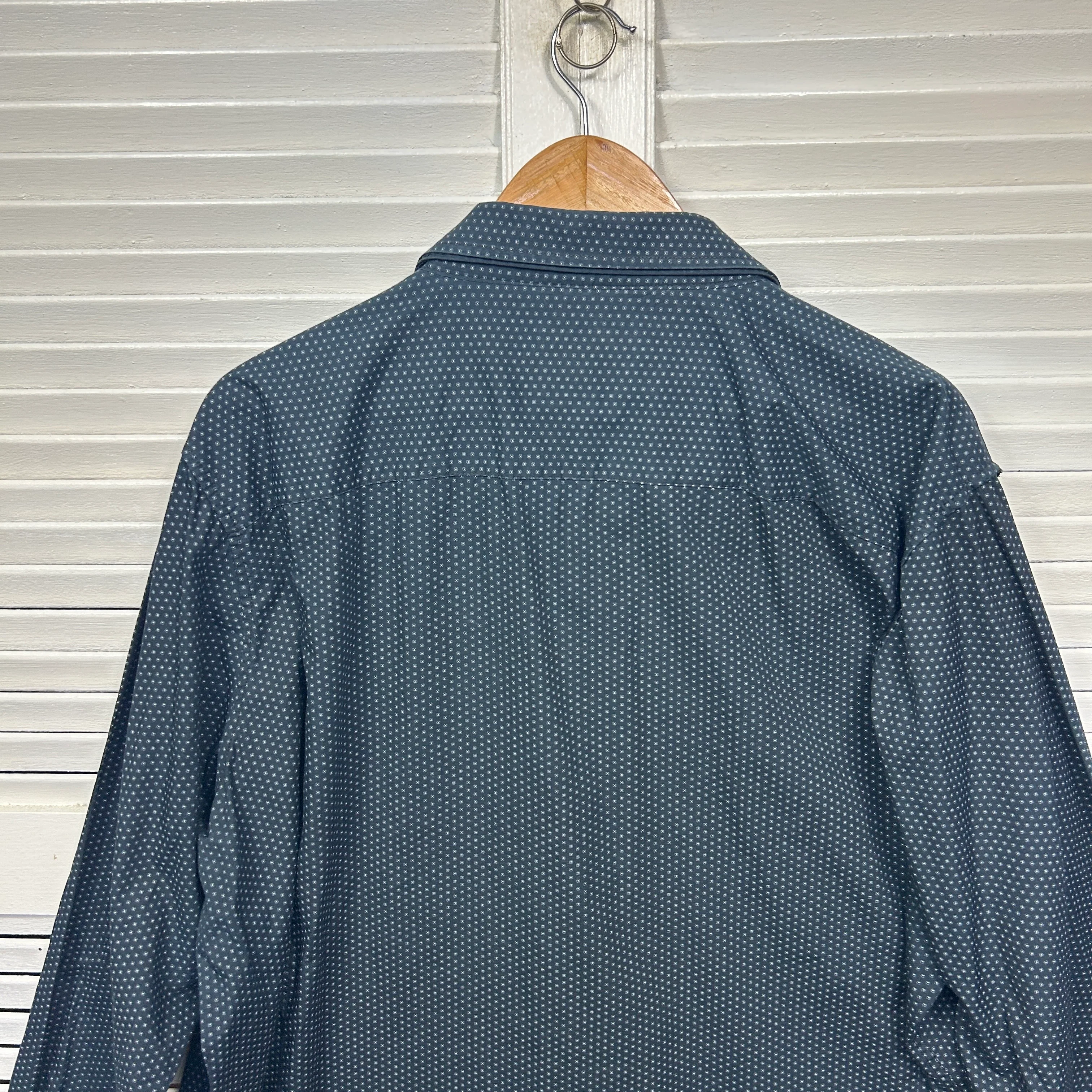 Johnny Bigg Shirt Size 4XL Long Sleeve Grey Cotton - Image 6