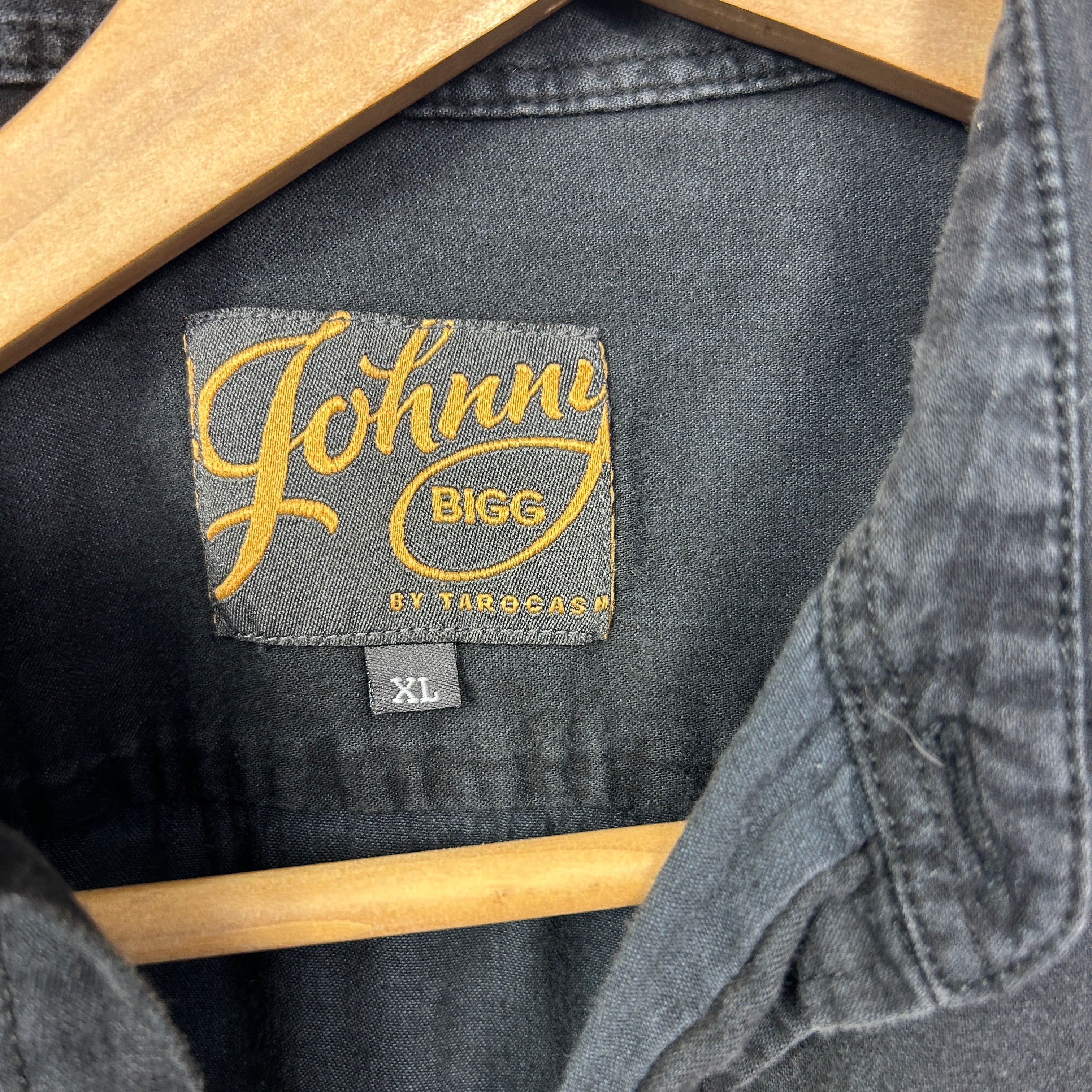 Johnny Bigg Black Button-Up Shirt - Size XL - Image 2