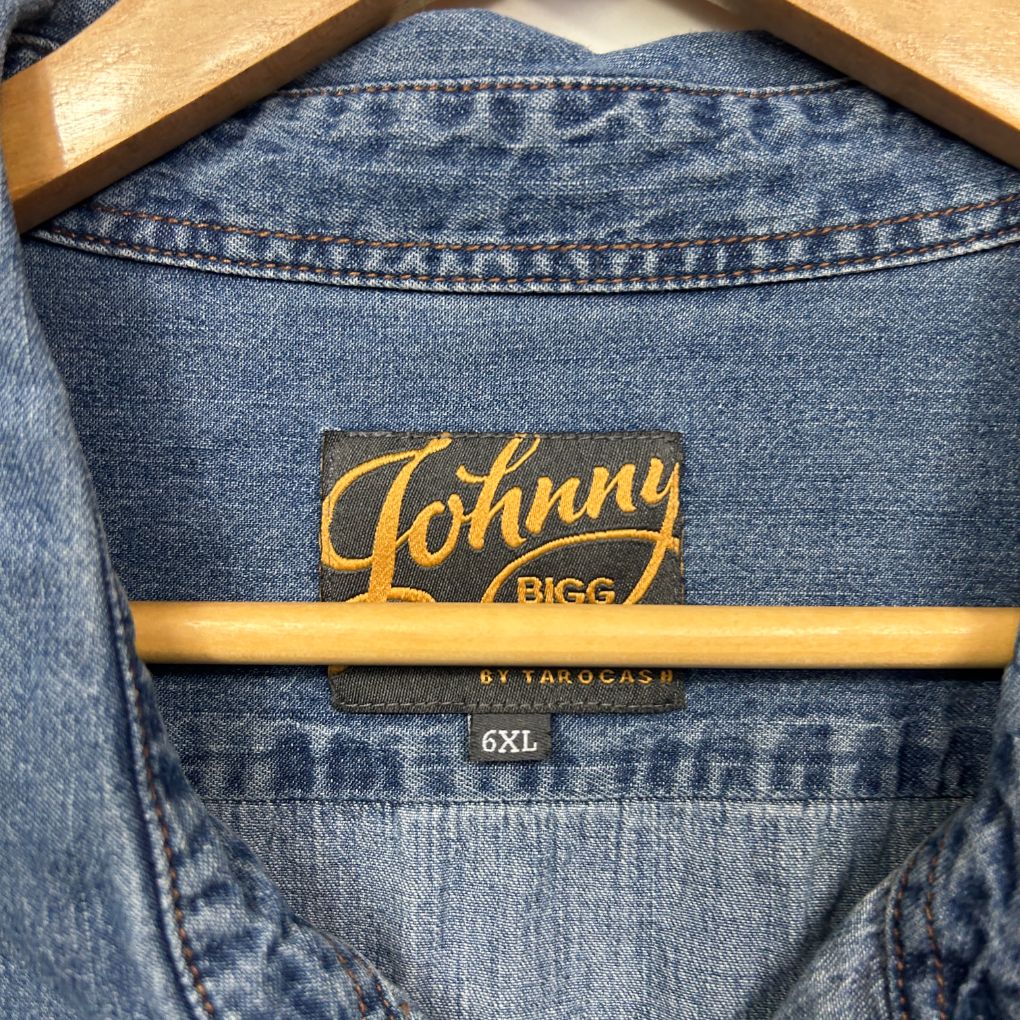 Johnny Bigg Blue Denim Shirt - Size 6XL - Image 3