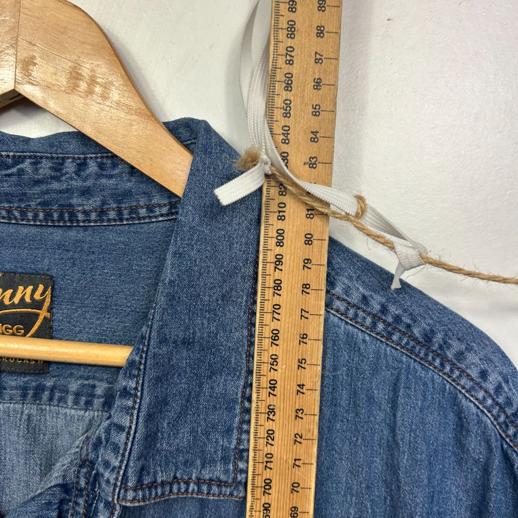 Johnny Bigg Blue Denim Shirt - Size 6XL - Image 5