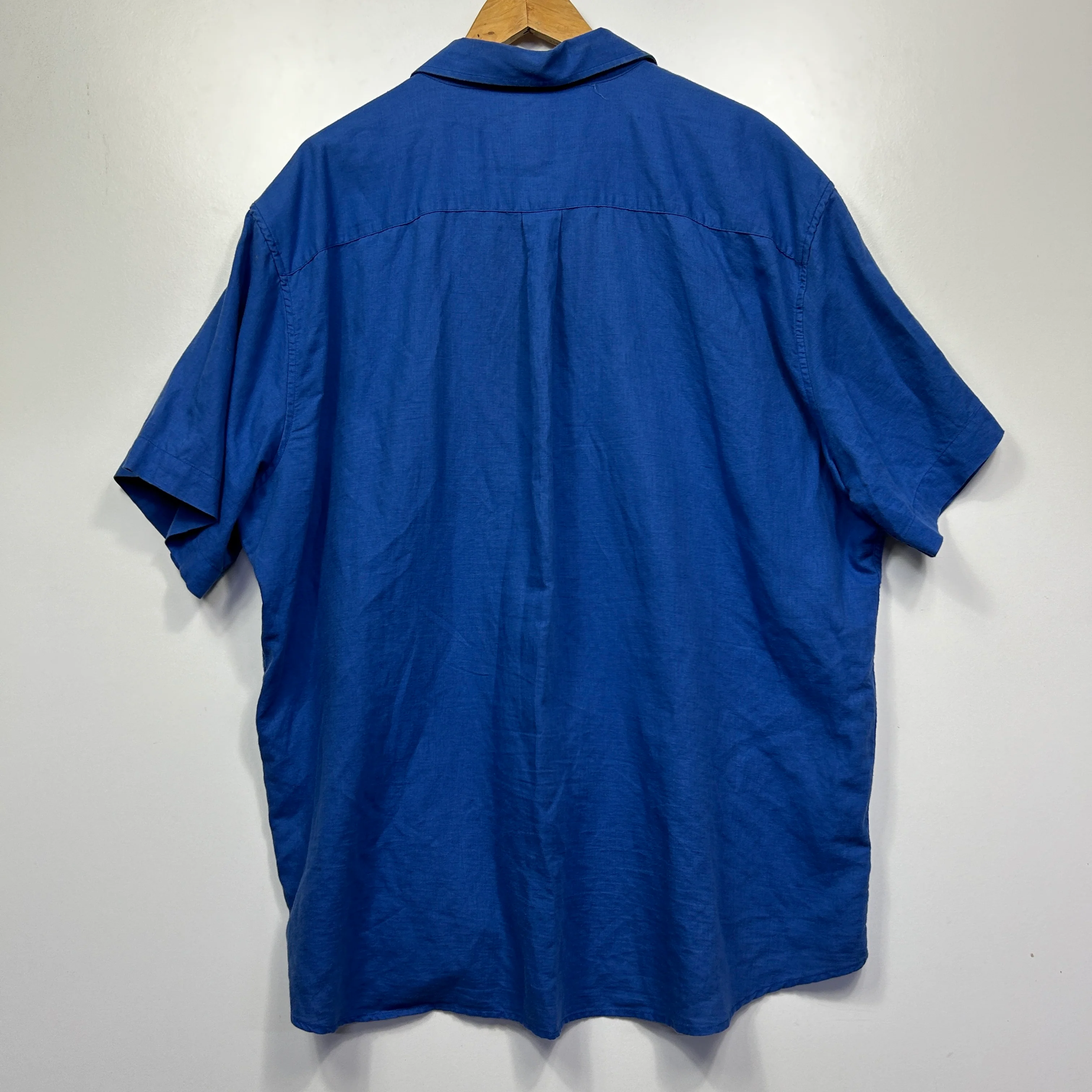 Johnny Bigg Blue Short Sleeve Shirt - Size 4XL - Image 2