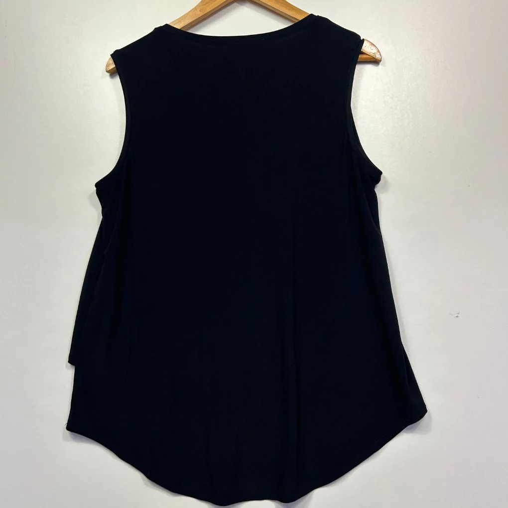 Joseph Ribkoff Black Top - Size 18 - Image 3