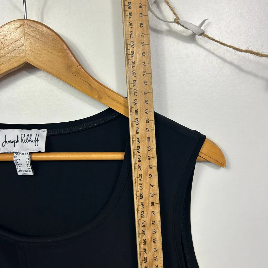 Joseph Ribkoff Black Top - Size 18 - Image 5