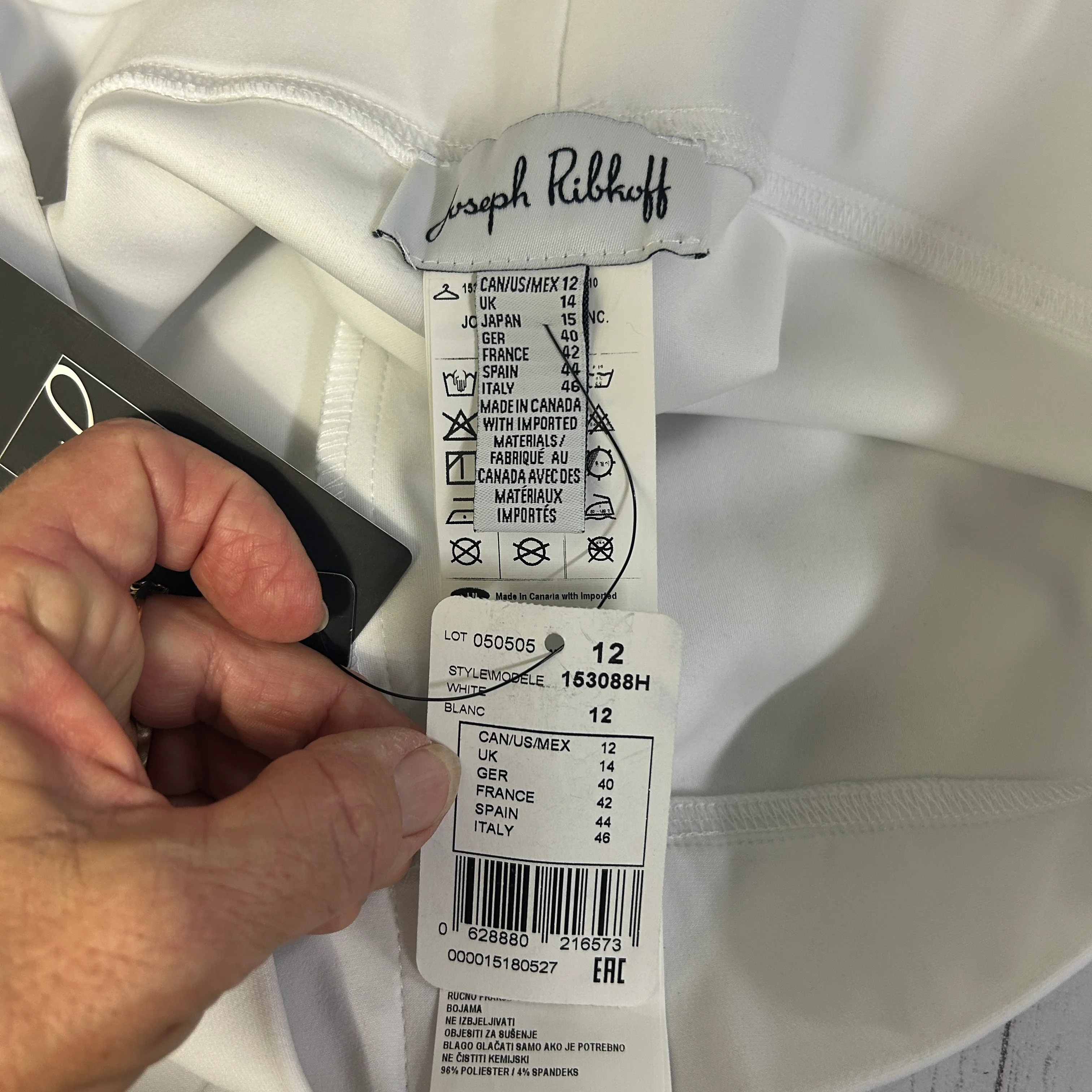 Joseph Ribkoff White Pants - Size 14 - Image 5