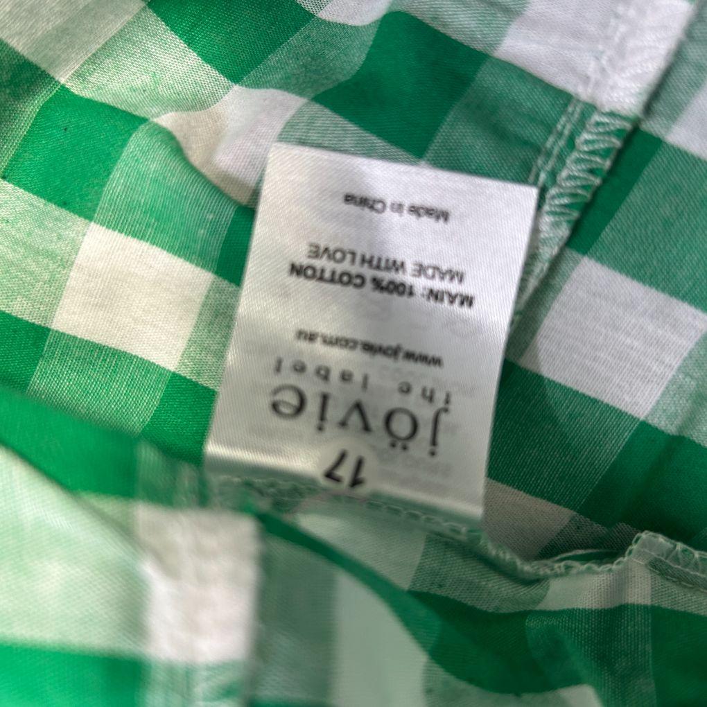Jövie the Label Green/White Cotton Gingham Dress - Size 22 - Image 7