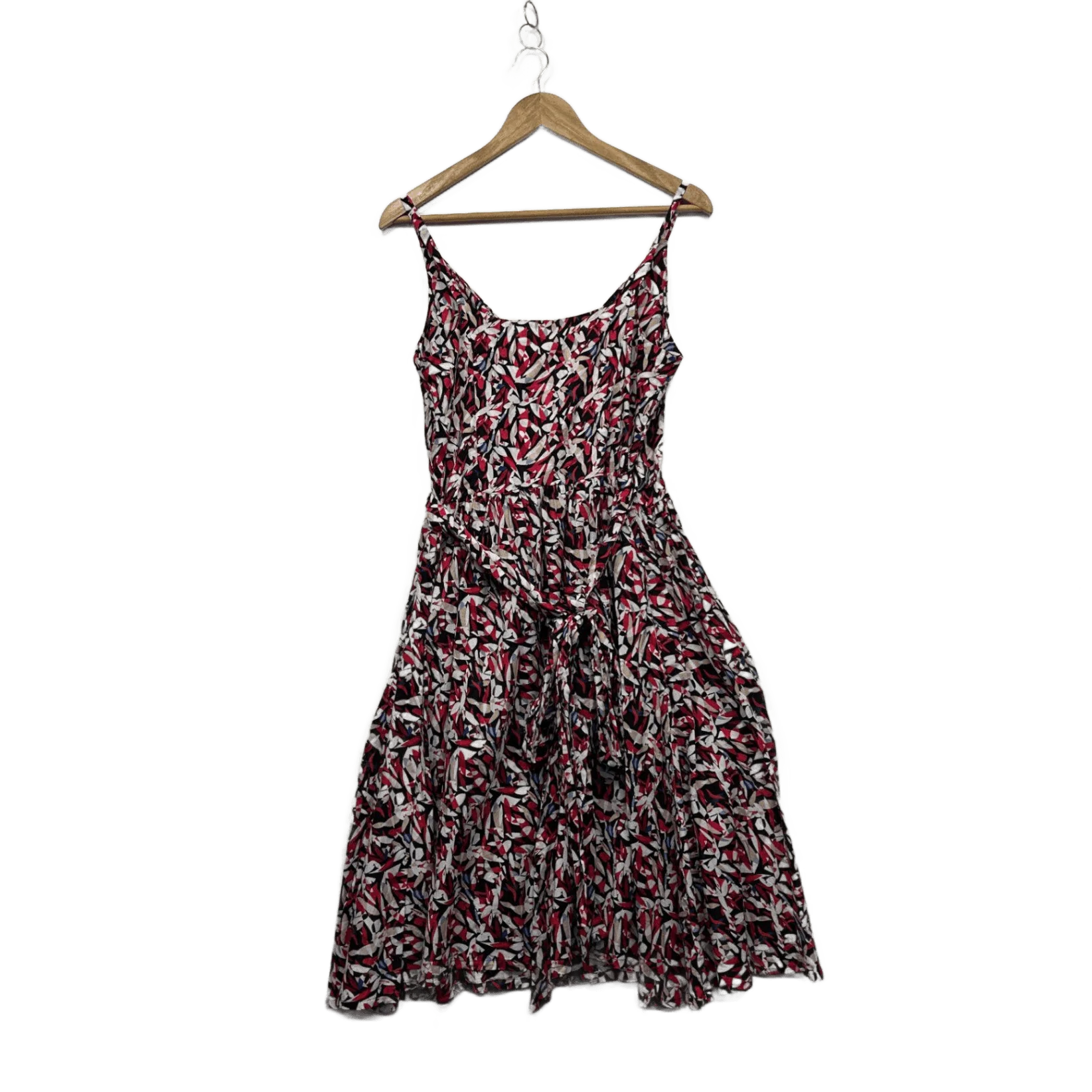 Jump Womens Multicoloured Midi Length Fit & Flare Dress Size 14 - Image 2