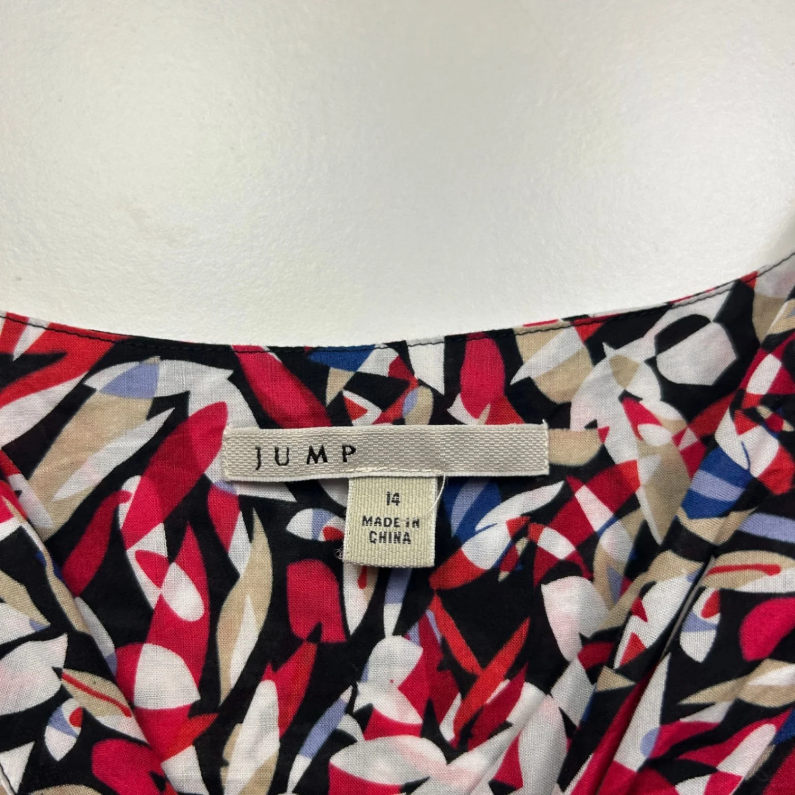 Jump Womens Multicoloured Midi Length Fit & Flare Dress Size 14 - Image 4
