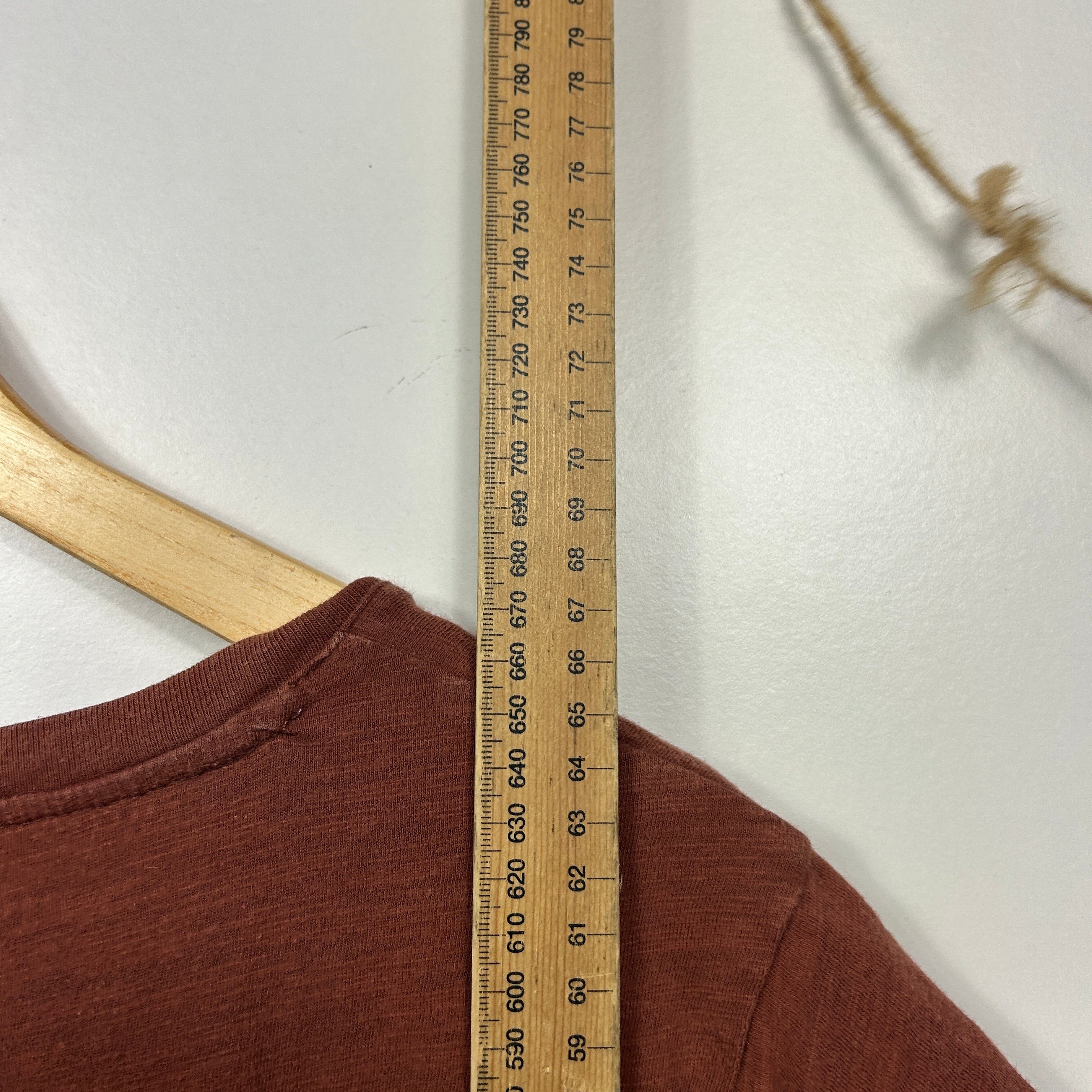 Just Jeans Brown Cotton T-Shirt - Size L - Image 5
