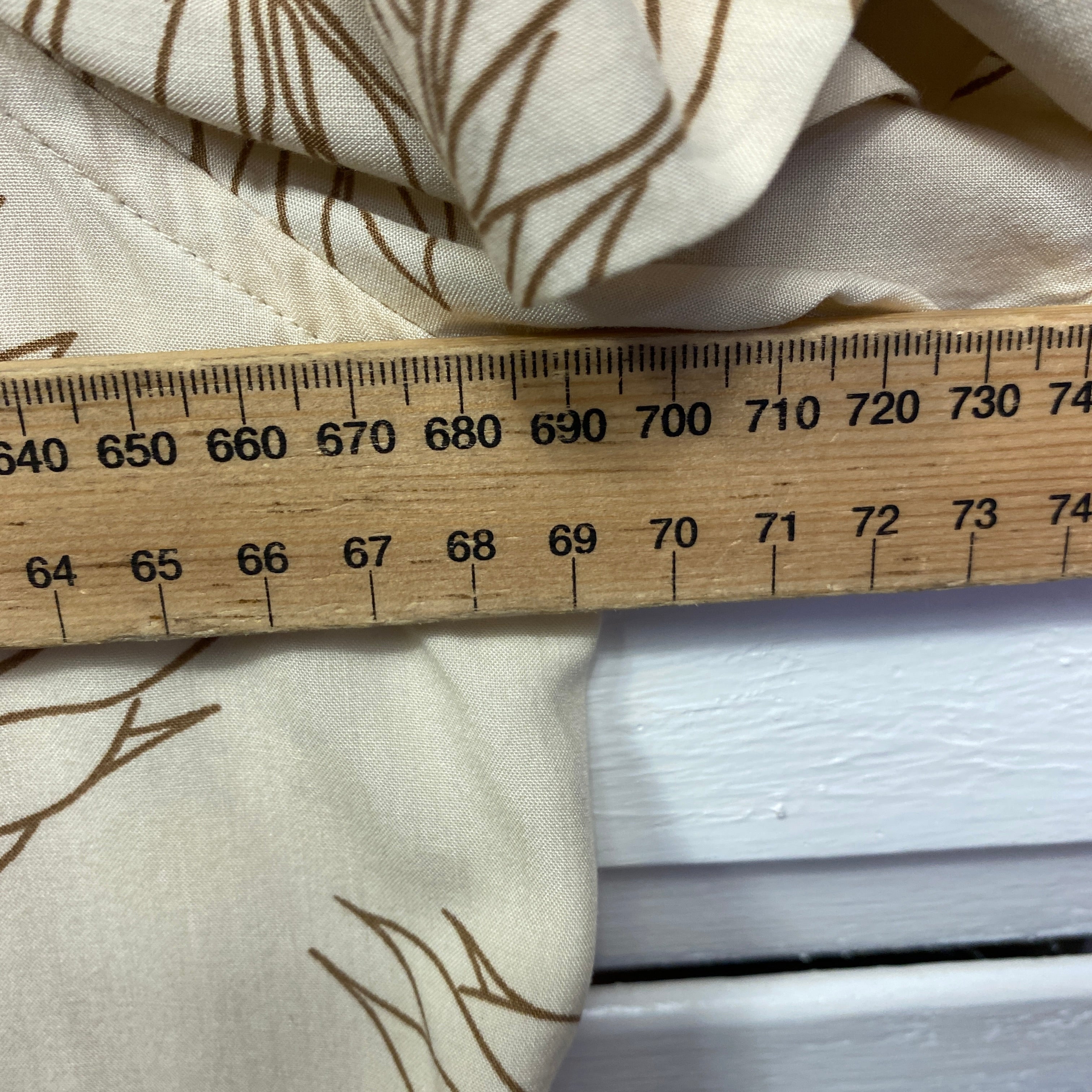 Just Jeans Mens Shirt Size 3XL Short Sleeve Leaf Beige - Image 7