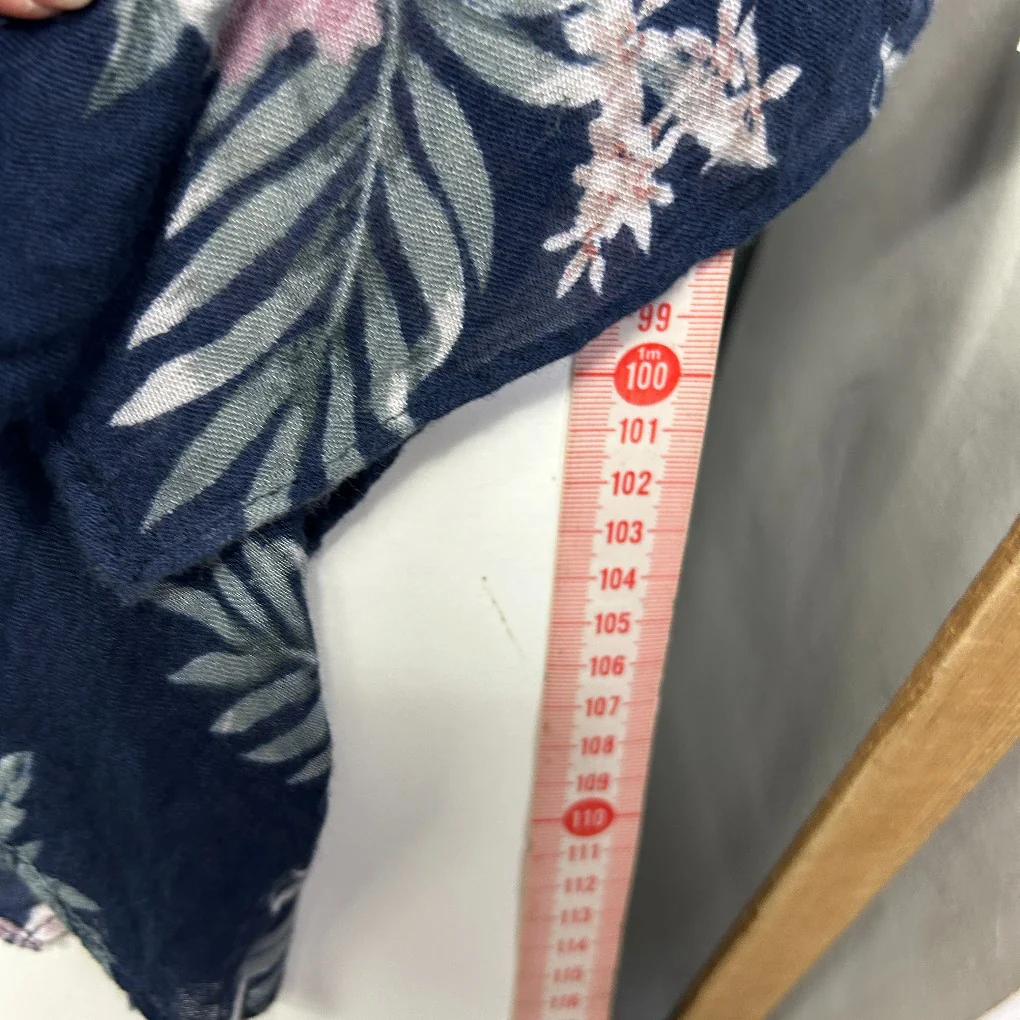 Just Jeans Navy Floral Waterfall Kimono - One Size - Image 5