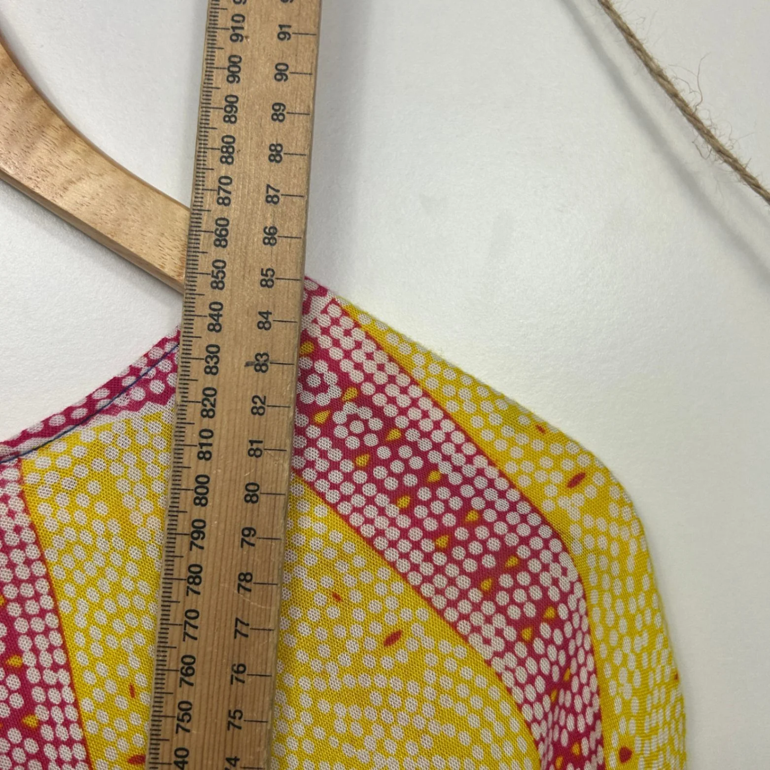 Kaftan Top One Size 14 16 Multicoloured Short Sleeve Rayon - Image 7