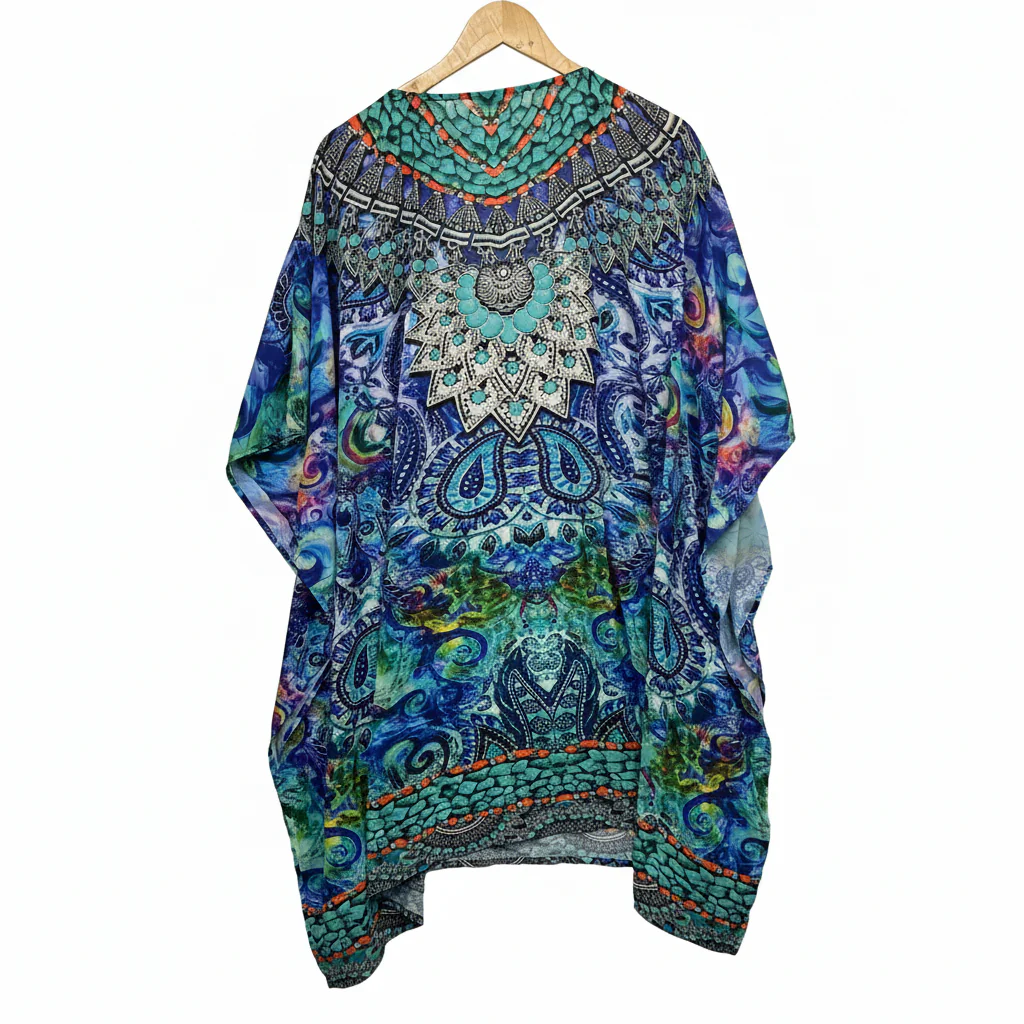 Suzanne Grae Multicoloured Kaftan - Size S/M - Image 2