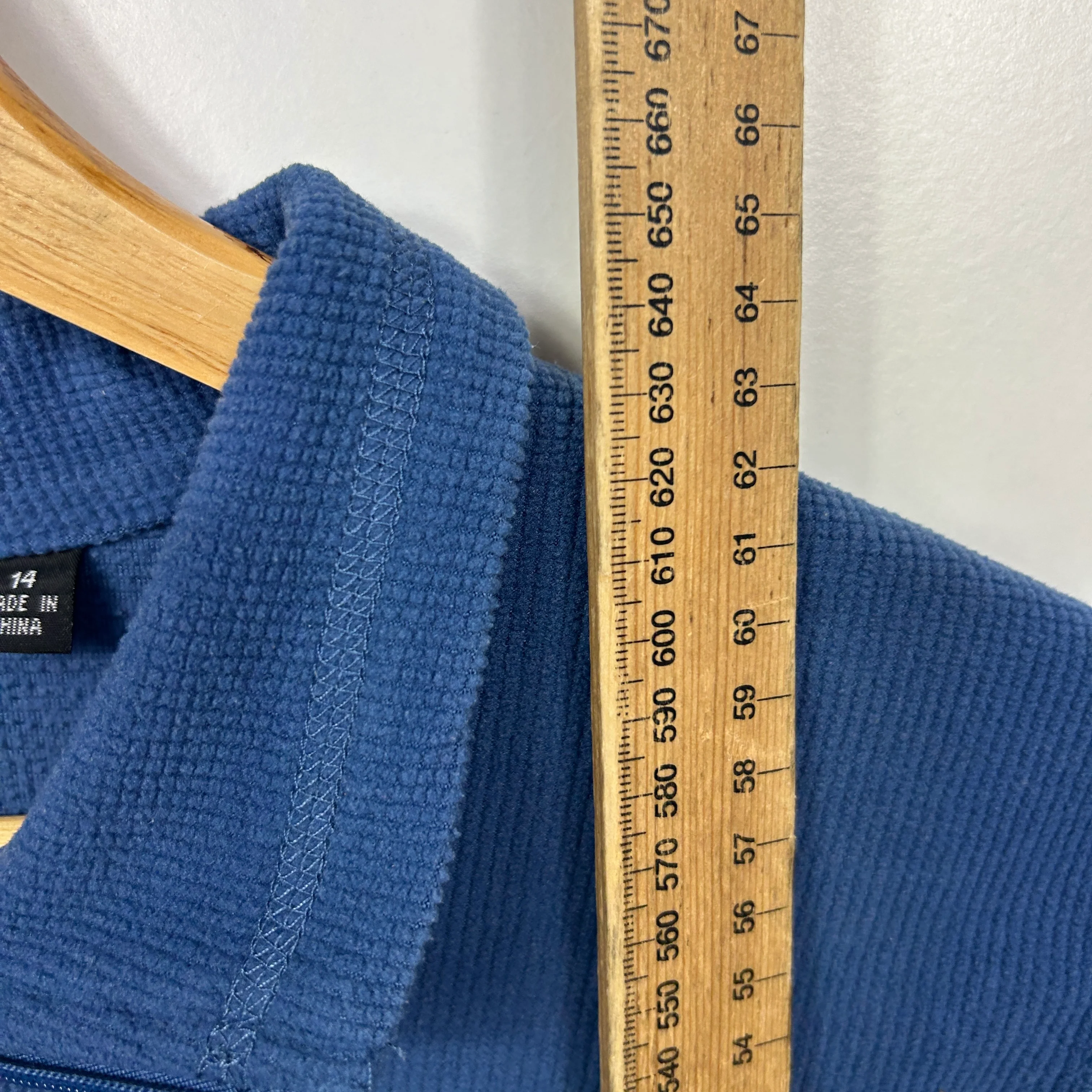 Kathmandu Blue Collared Long Sleeve Top - Size 14 - Image 5