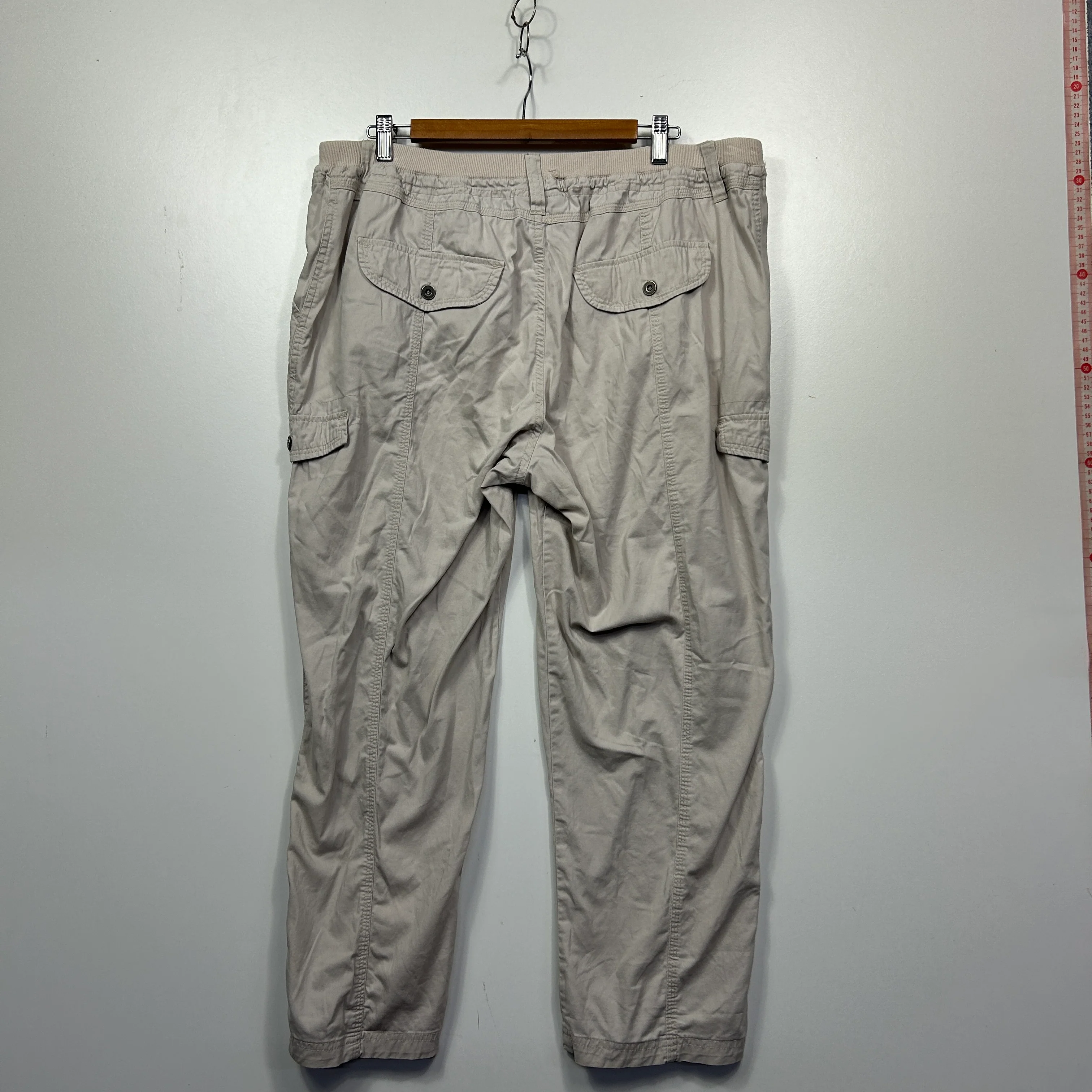 Katies Beige Cargo Pants - Size 16 - Image 5