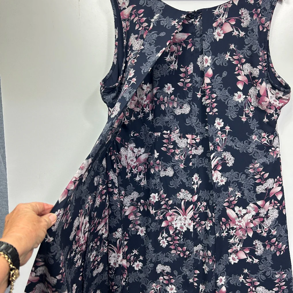 Katies Black Floral Sleeveless High-Low Dress - Size 20 - Image 4