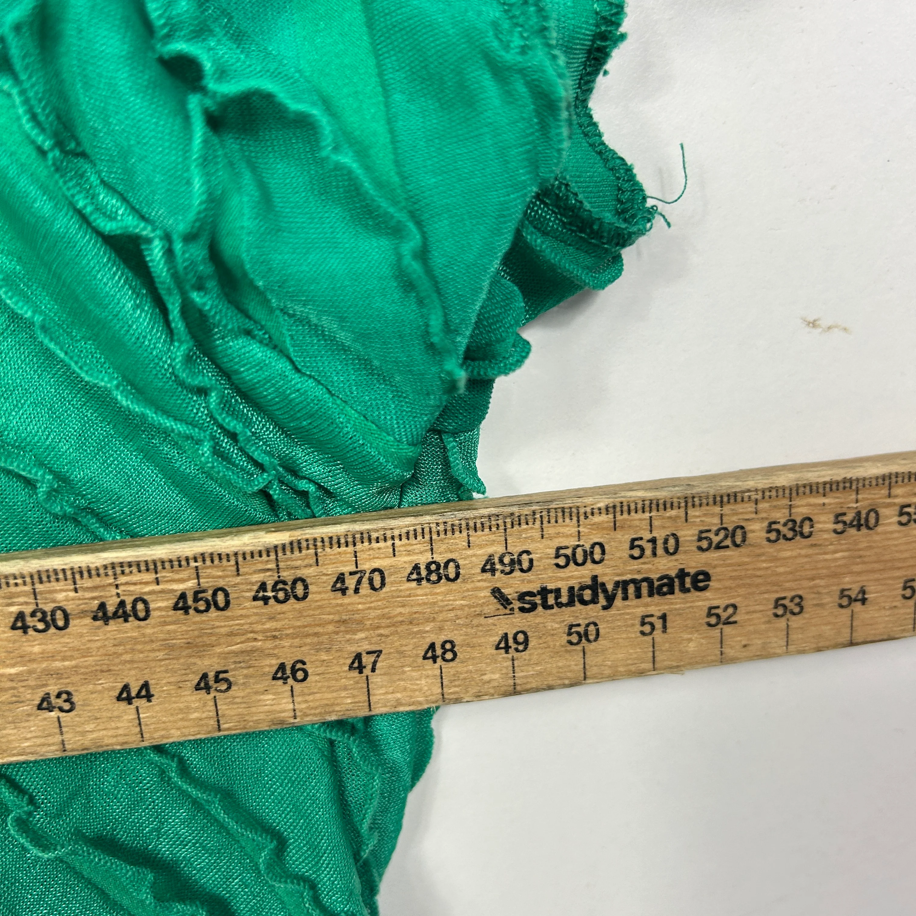 Katies Green Textured Short Sleeve Top - Size L - Image 5