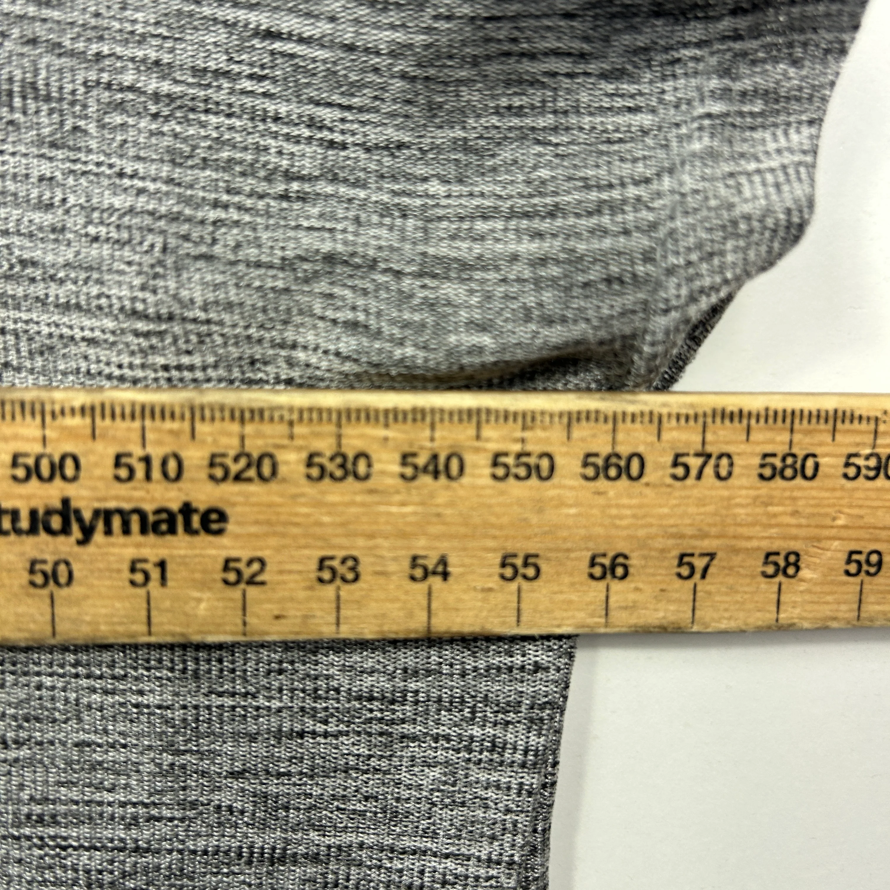 Katies Grey Marled Asymmetric Top - Size 1XL - Image 5
