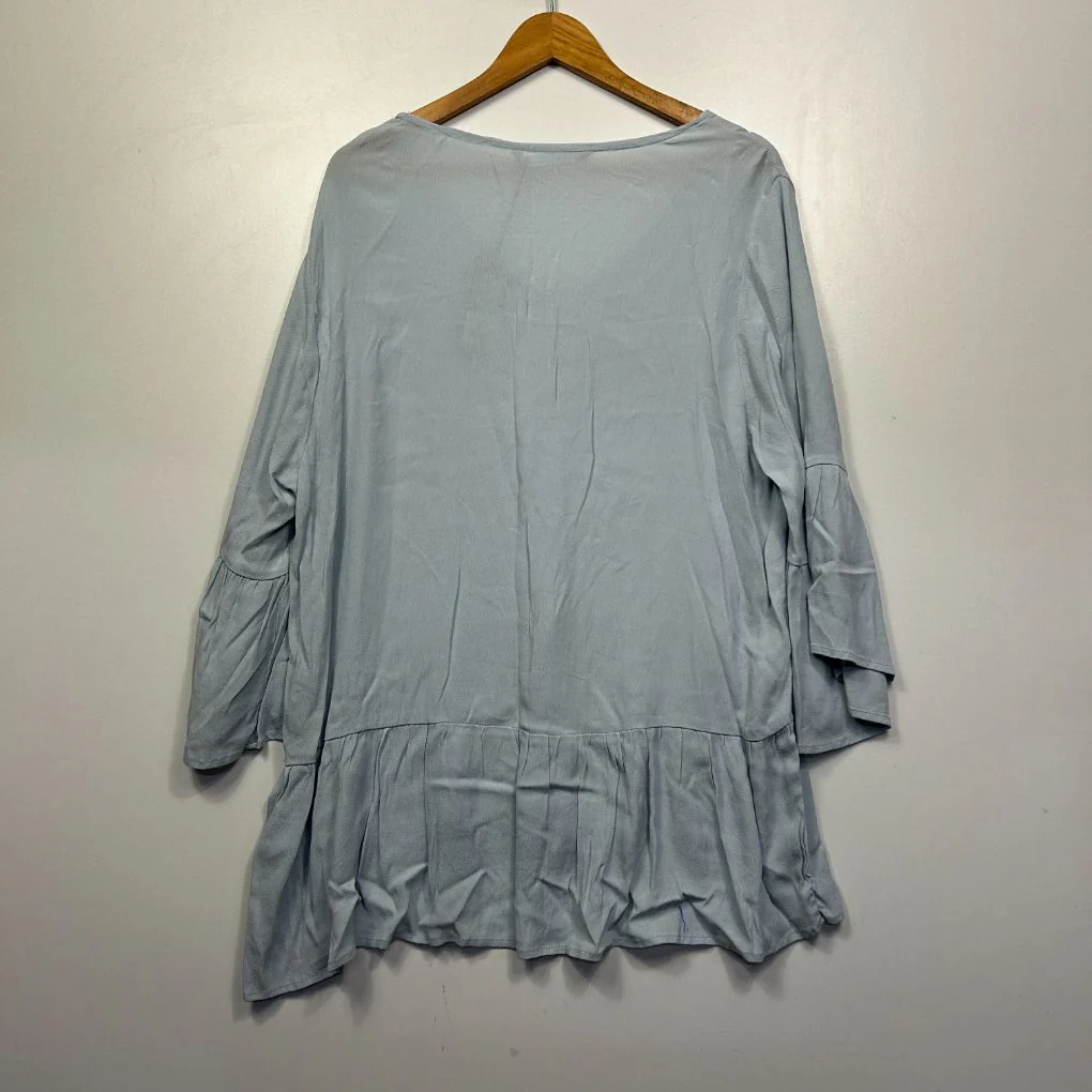 Katies Blue Tiered Top - Size 18 - Image 5