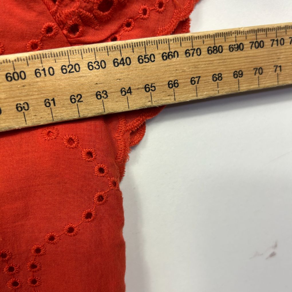 Katies Orange Broderie Cotton Top - Size 2XL - Image 5